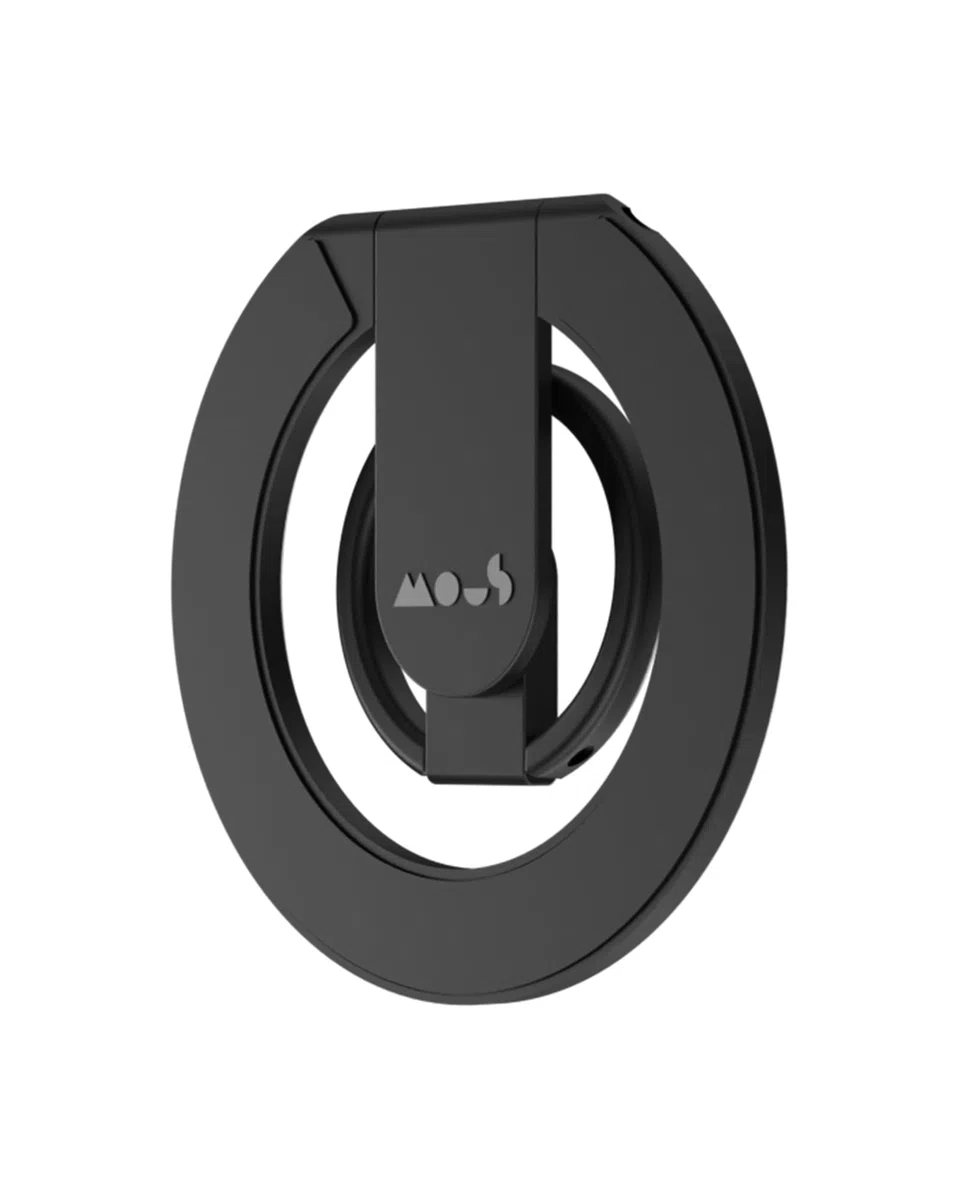 Mous Anillo Magnetico Compatible con MagSafe y Pixelsnap - Ring y Soporte Movil para iPhone 17/16/15/14, Pixel 10, S26/S25 Series