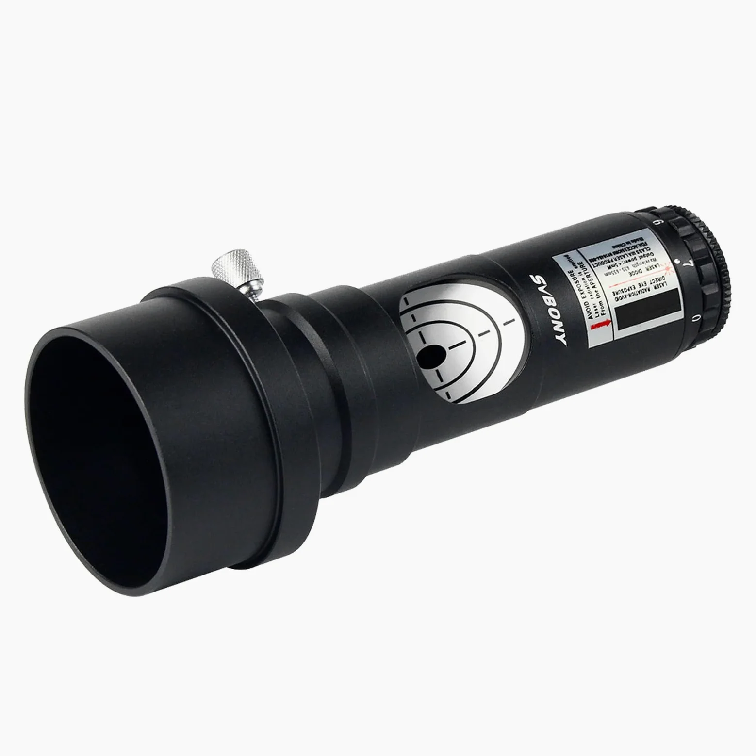 Svbony Colimador Telescopio 1,25" y 2" Adaptador Colimador Metal Colimador 7 Nivel de Brillo Colimador para Telescopio Reflector Newtoniano(Negro)