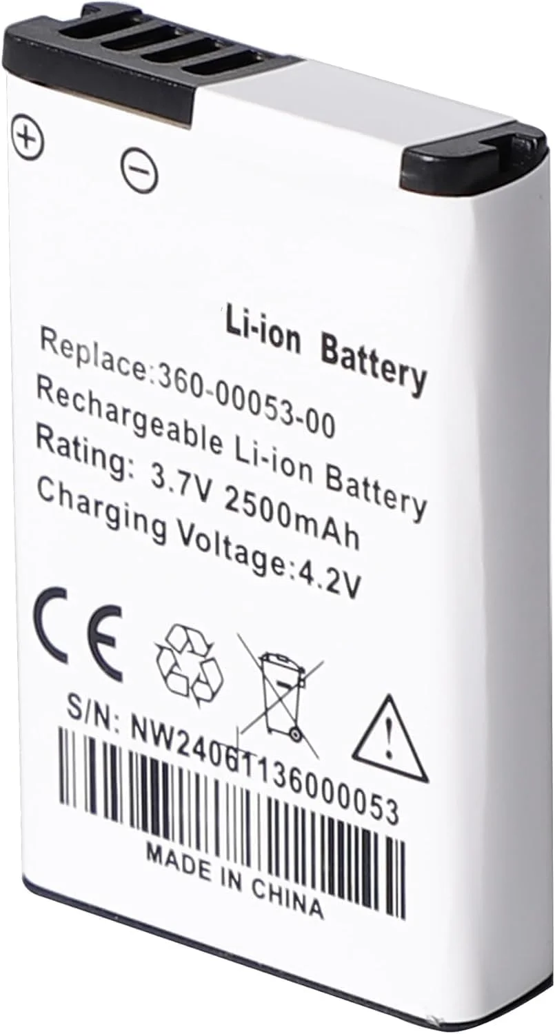 Batería de repuesto de 2500 mAh, 3,7 V, 361-00053-00, 361-00053-04, 010-11599-00, 010-11654-03, compatible con Garmin Alpha 200/200i/300/300i/Montana 600/600T/. 600t Cam. o/650/650T/680T GPS