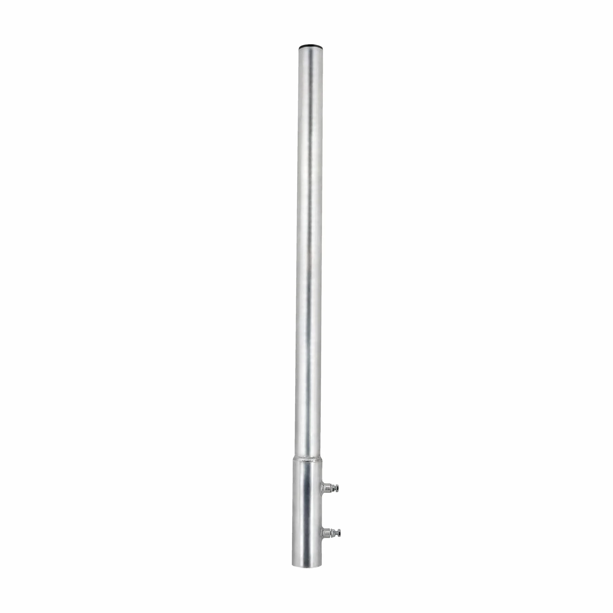 PremiumX extensión del mástil 100 cm Ø 50 mm ALU Accesorio del mástil Antena de Extension del mastil satélite Soporte del mástil de Aluminio con Tapa