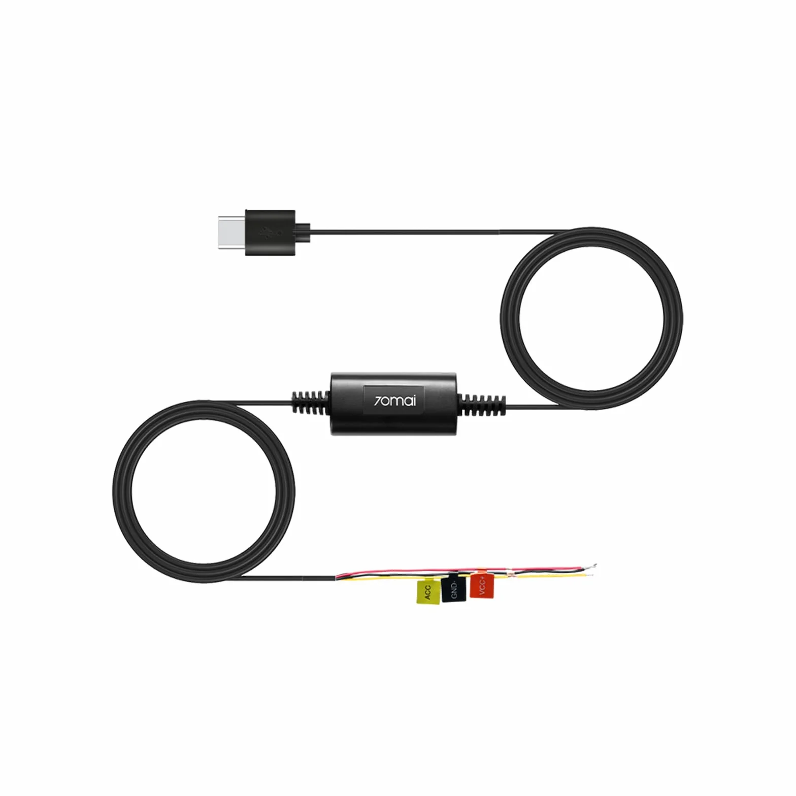 70mai Hardwire Kit UP03, 10ft Mini USB Car Dash Cams, 24 Horas de vigilancia de estacionamiento Fuente de alimentación Dash CAM Omni, M500