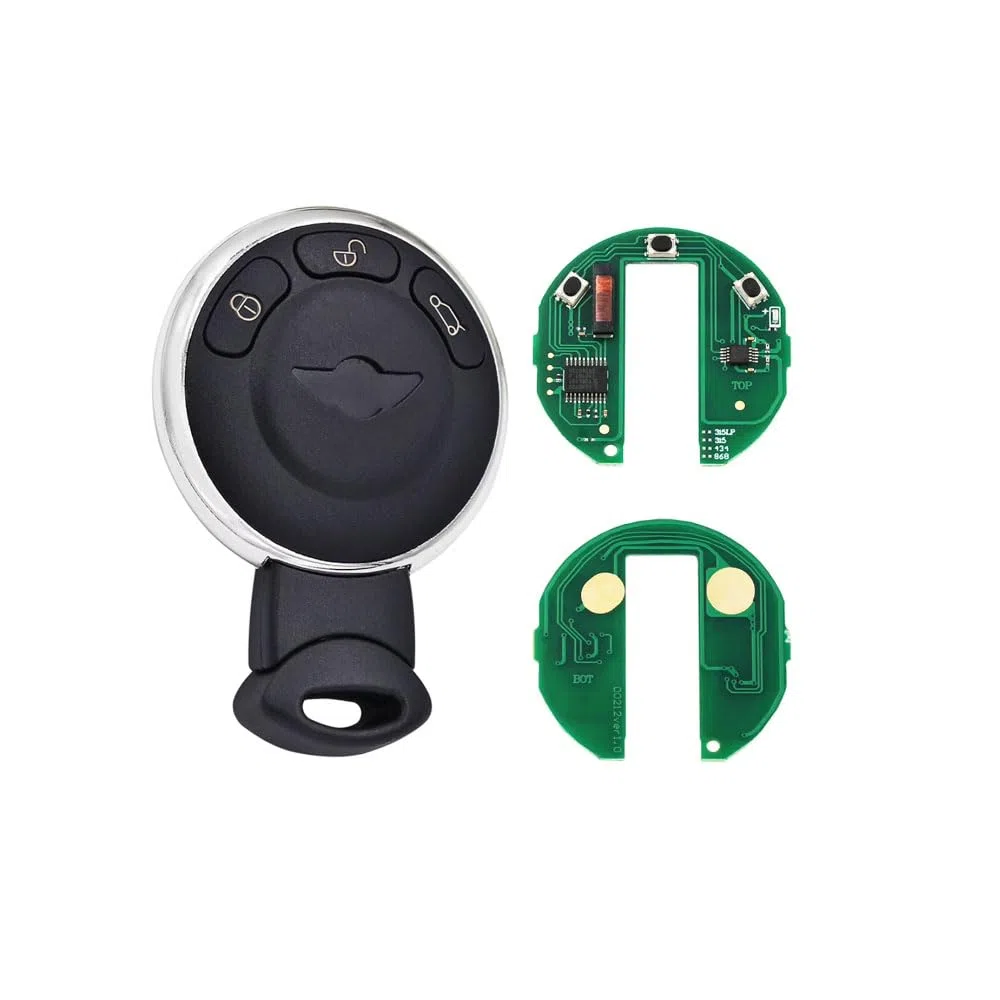 Smart Remote Key Shell Case Fob Carcasa De Llave De Coche Funda Mando 3 Botones Smart Remote Car Cas3 Stystem Fob for BMW Mini Cooper Remote S ONE D CLUBMAN COUNTRYMAN Control Smart 868mhz KR55WK49333