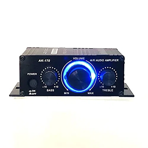 Amplificador de audio estéreo para coche, 12 V, 400 W, de aluminio, para coches domésticos, motocicletas