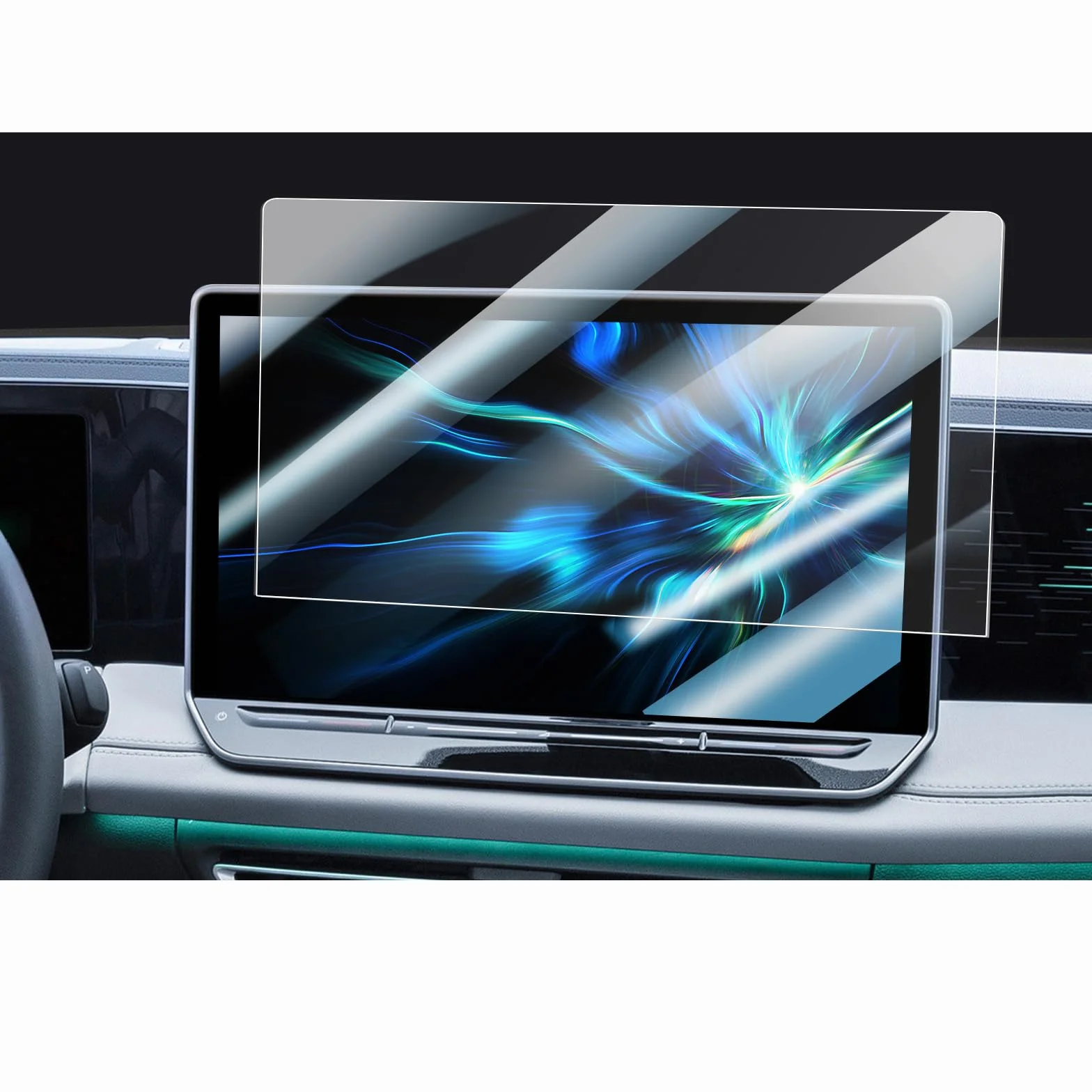 CDEFG Compatible con Cupra Formentor/Leon MK4/Cupra Terramar 2025 2024 Facelift Navigation Protector de Pantalla de Cristal Templado Resistente a los arañazos 12,9 pulgadas GPS Protector de Pantalla