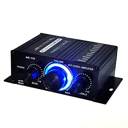 Amplificador de audio estéreo para coche, 12 V, 400 W, de aluminio, para coches domésticos, motocicletas