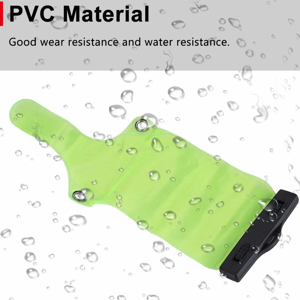 Funda Impermeable Walkie-Talkies, 2 Piezas Bolsa de Almacenamiento portátil con Radio bidireccional con Correa de Ajuste para Walkie Talkie UV5R/UV82/BF-888S