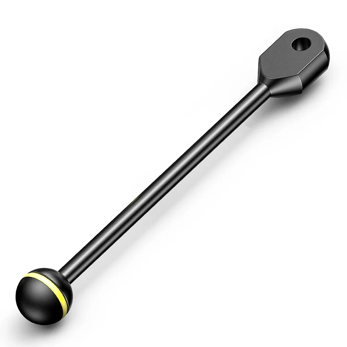 Sea frogs Adaptador YS de Aluminio de 17,78 cm, Brazo esférico para conectar luz estroboscópica de vídeo a Carcasa submarina