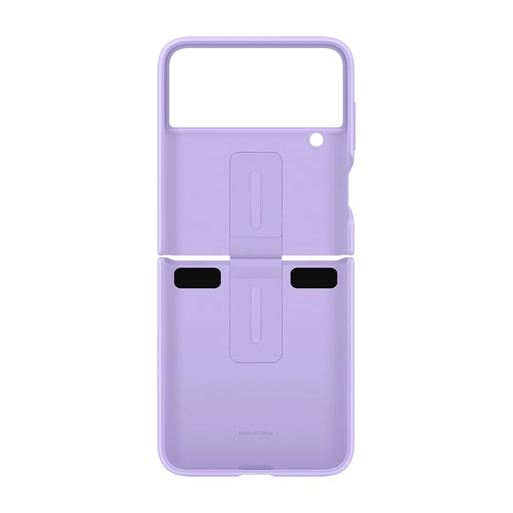 Samsung Galaxy Z Flip4 Official Silicone Cover with Ring Bora Purple