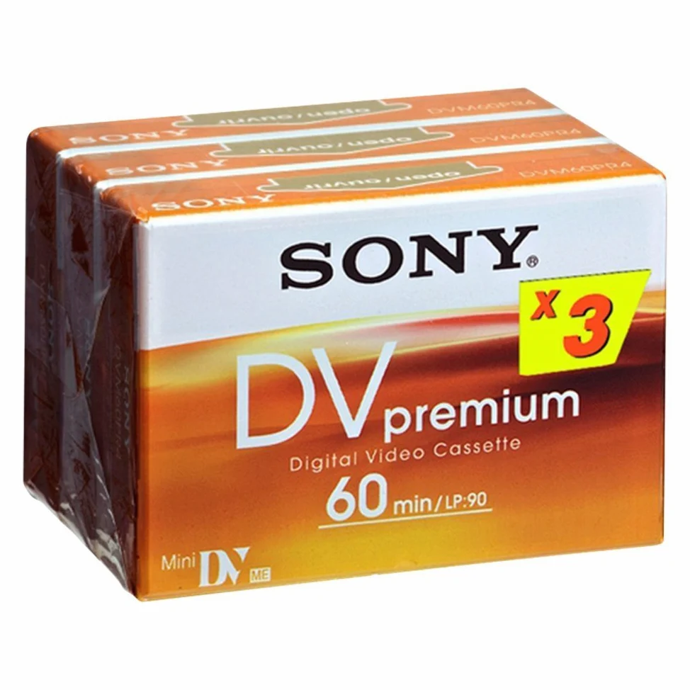 Sony Mini DV Premium 3 PK - Cinta de Video