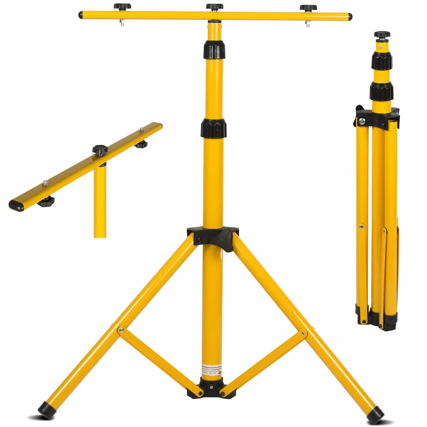 Maclean MCE583 Trípode para Reflectores Stand Soporte de Iluminación Telescopio Altura Ajustable 62-150 (Soporte)
