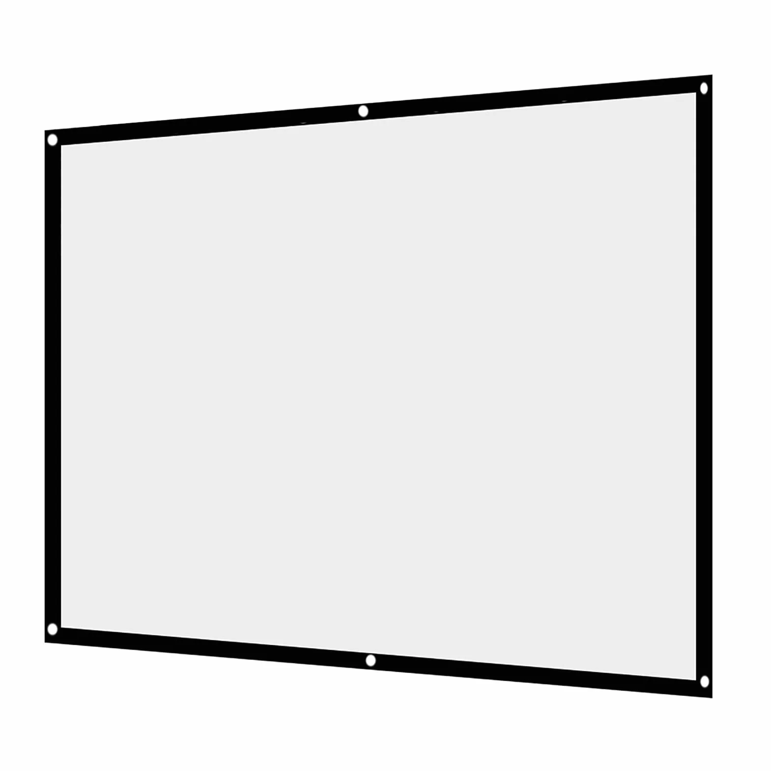 Pantalla de proyector, Cortina de proyección portátil de Tela de poliéster sintético 60-100 Pulgadas 4: 3 para película de Camping para Cine al Aire Libre(100 Pulgadas, 12)