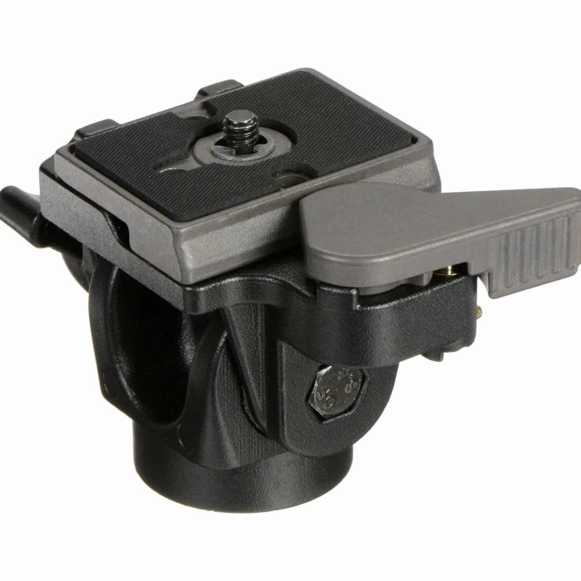 Manfrotto 234RC - Rótula con movimiento de inclinación frontal para monopiés con zapata rápida, negro