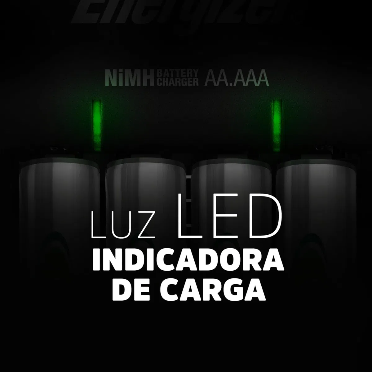 Energizer Cargador Pro - 4 Pilas AA 2000 mAh Incluidas - Compatible con Pila Recargable AAA y AA - Carga rápida en 4 Horas - Apagado automático para la protección contra sobrecarga