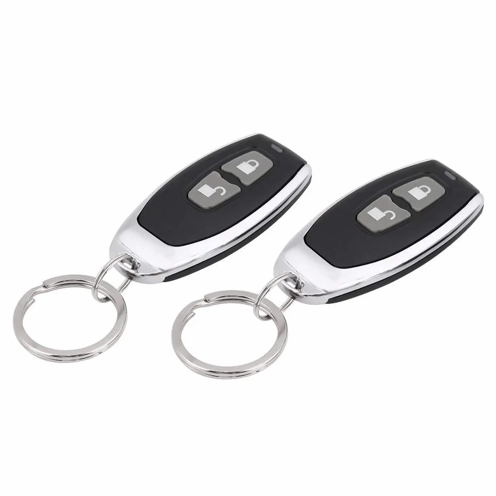 Cierre centralizado Universal Coche + Akozon Sistemas de Alarma de Coche Cerradura de Puerta Cerradura Central Universal con Control Remoto LB-402/L248