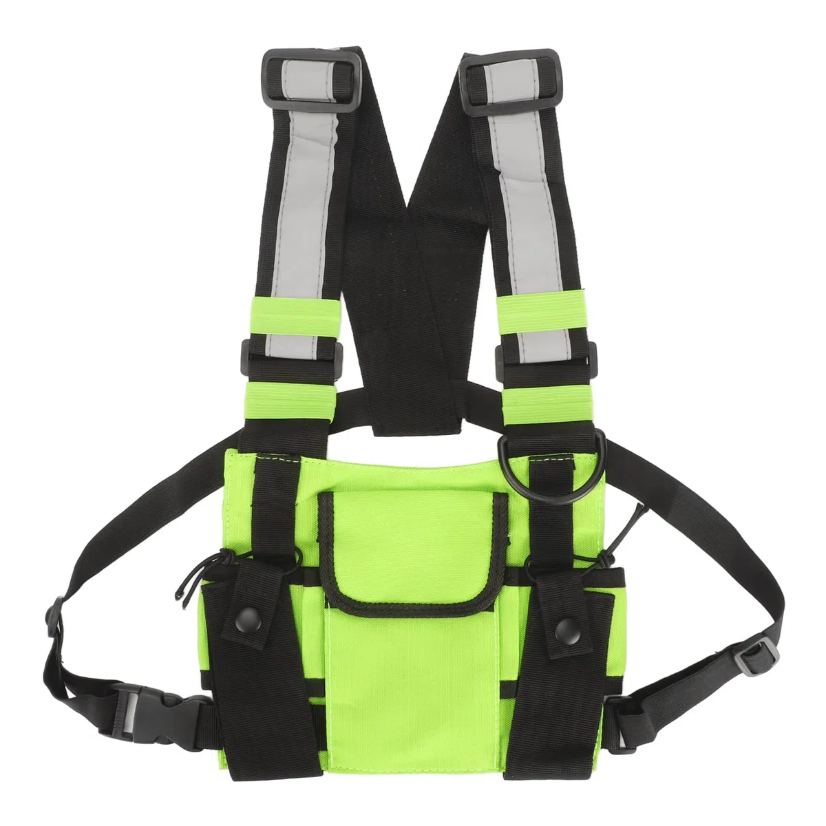 Bolsa de Arnés de Radio, Aparejo de Soporte de Arnés de Pecho de Radio Universal, Arnés de Pecho de Radio Walkie Talkies con Correas de Hombro Ajustables