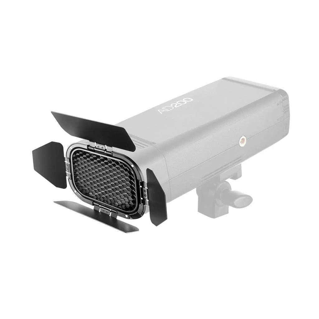 GODOX BD-07 Grille nid d'abeille + 4 Filtres colorés pour tête Cobra AD200