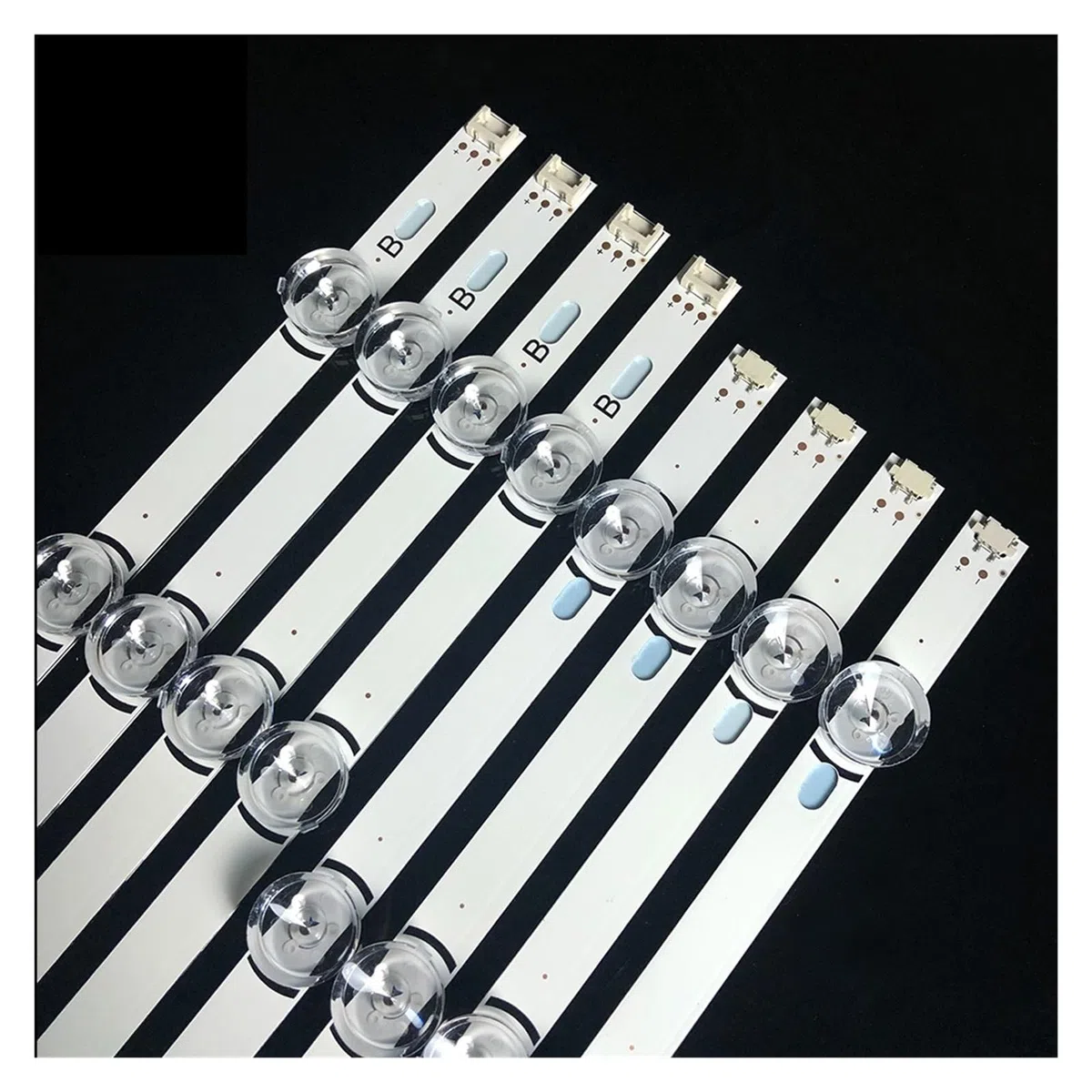 Tira de luz LED de Fondo for TV, 4 Pares, Compatible con LG 42 Pulgadas 42LB5610 42LB5800 42LB585V 42LB DRT 3,0 42 A/B 6916L-1709A 1710A 6916L-1957A 1956A