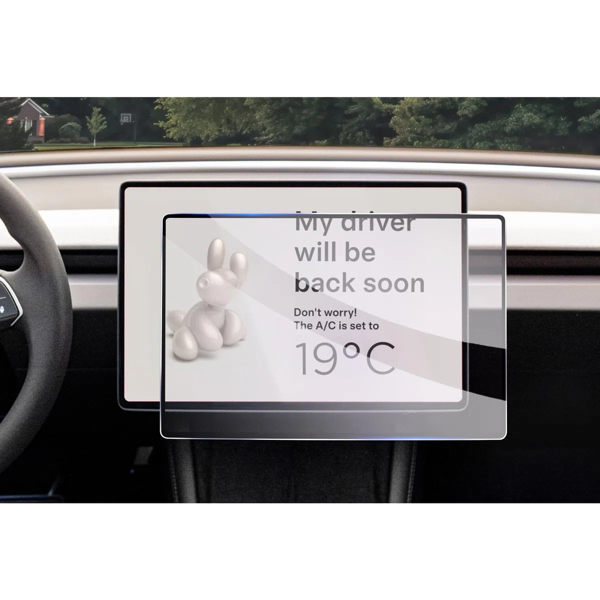GAFAT Tesla Model Y Juniper 2025 2026/ Model 3 2024 2025 15,4" Protector de Pantalla de Navegación, Tesla Model Y 2025 Protector de Vidrio Templado, Model 3 Highland Touchscreen, 9H Antiarañazos