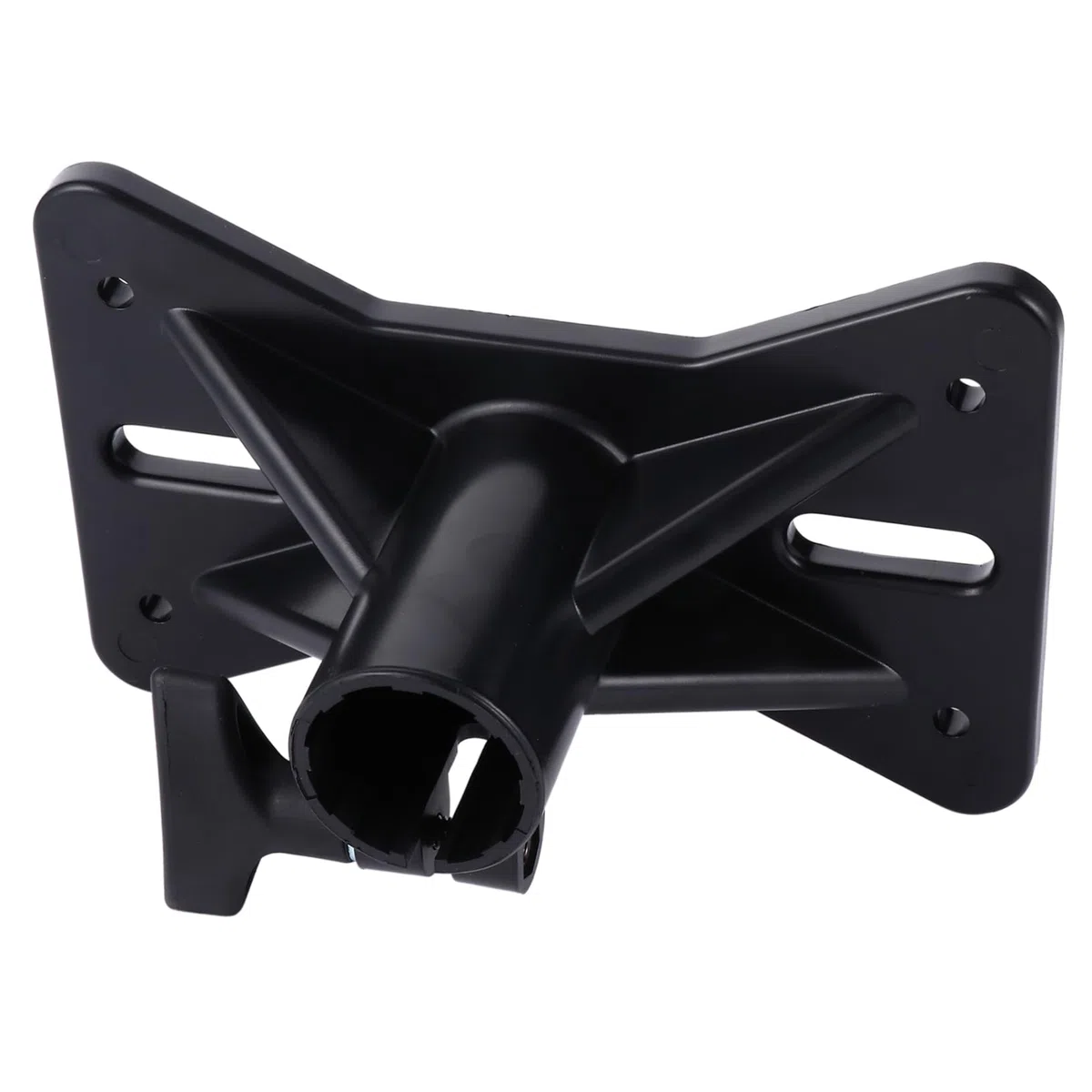 HOMSFOU Soporte De Altavoz con Bandeja Plástica De Montaje Resistente 7.08X4.52X3.26 Pulgadas para Equipos De Audio En Hogar Y Oficina