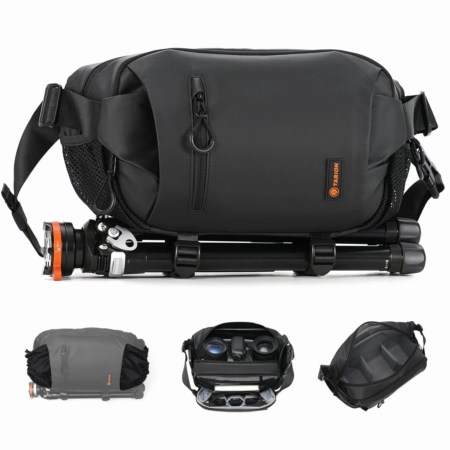 TARION Bolsa de Mensajero para cámara réflex Digital, pequeña Bolsa de Hombro para cámara réflex Digital, Bolsa de Mensajero, Bolsa Cruzada para cámaras réflex y compactas para fotografía de Calle