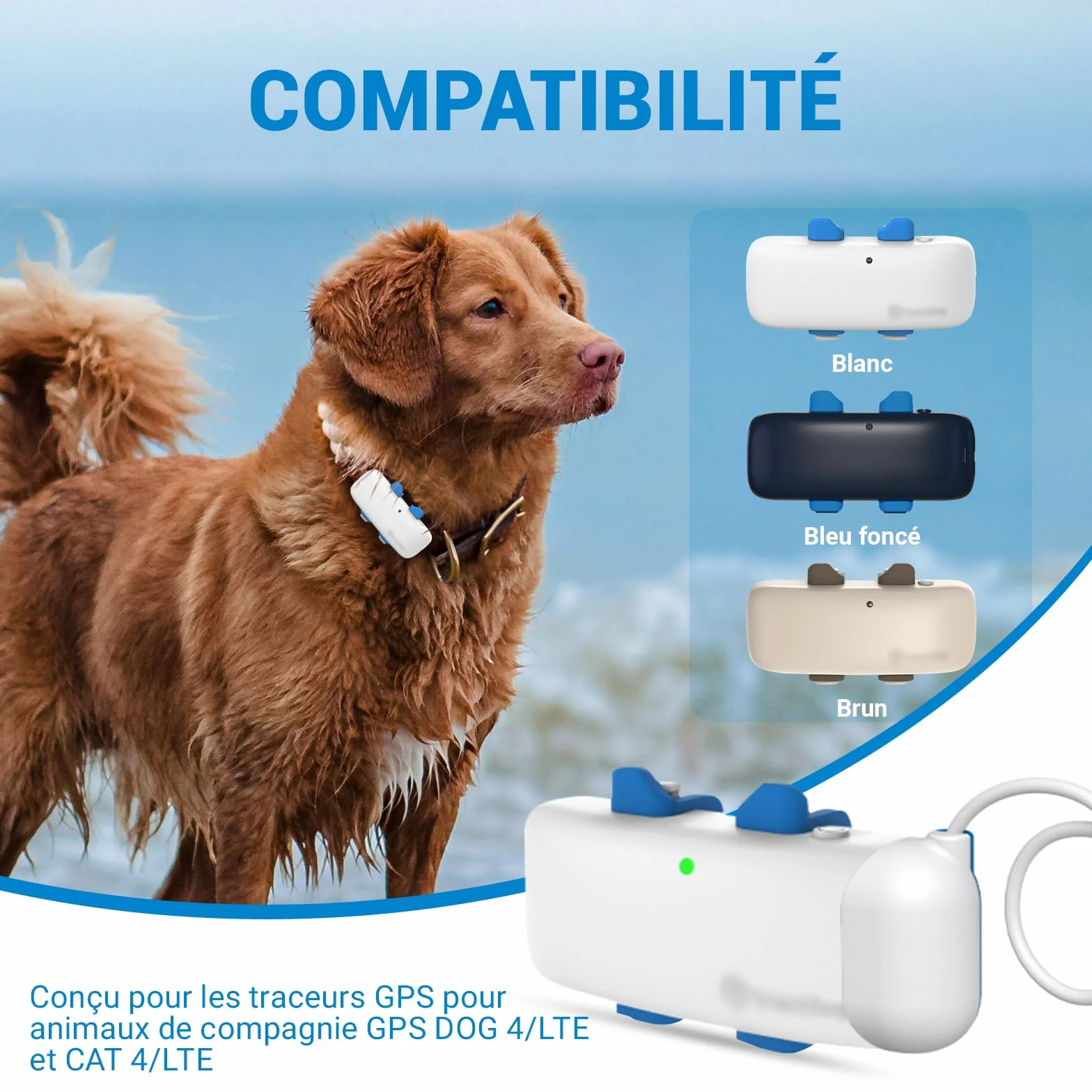 Cargador Magnético USB-C Compatible con Trac-ti Collar GPS Dog Tracker Cable Adaptador de Alimentación 5V Reemplazo para el Seguimiento de Mascotas con