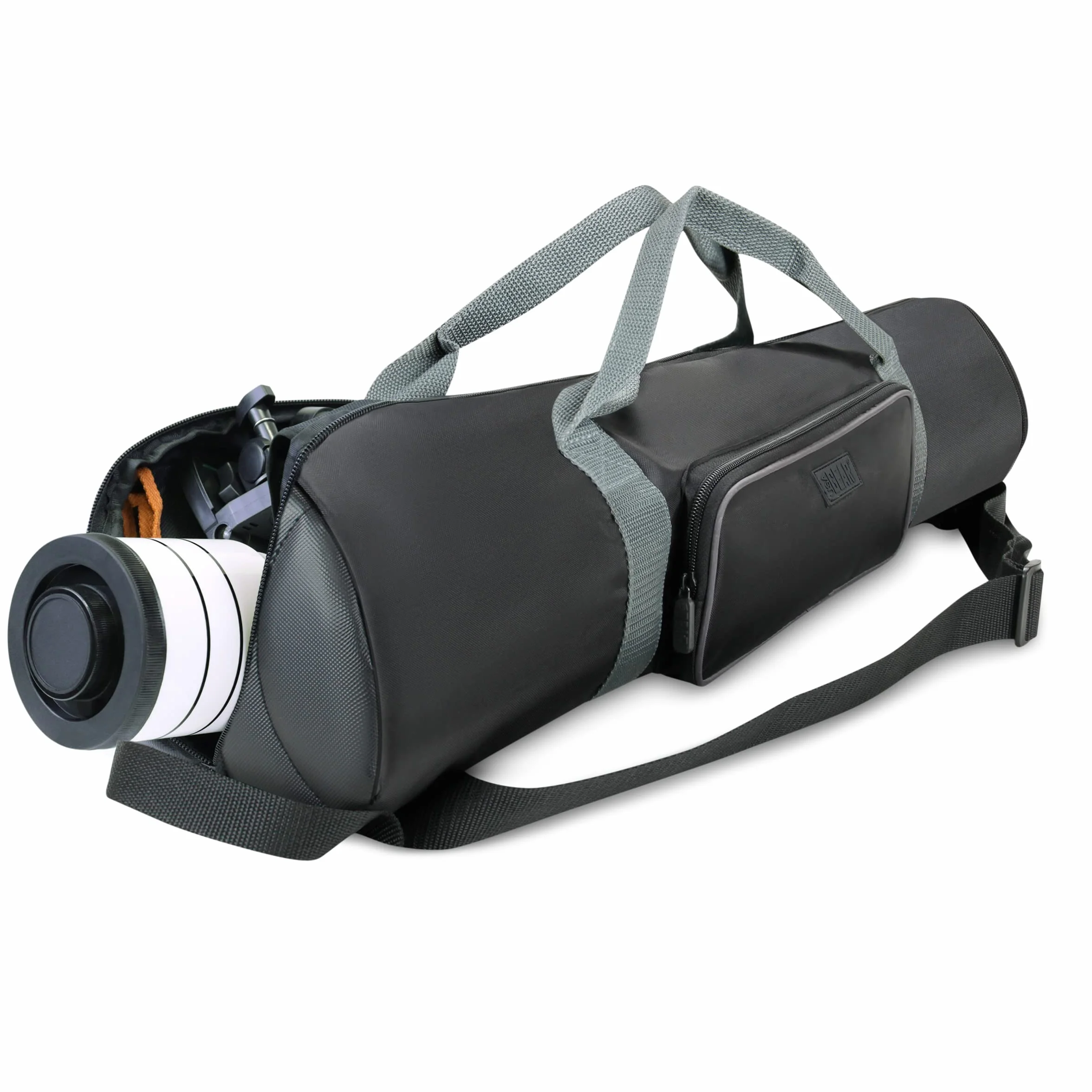 USA Gear Estuche para Telescopio Refractor - Admite Telescopios y Trípodes de 21 a 35 Pulgadas. Extensión Ajustable, Bolsillo de Almacenamiento y Correa. Compatible con ToyerBee, Gskyer y Celestron