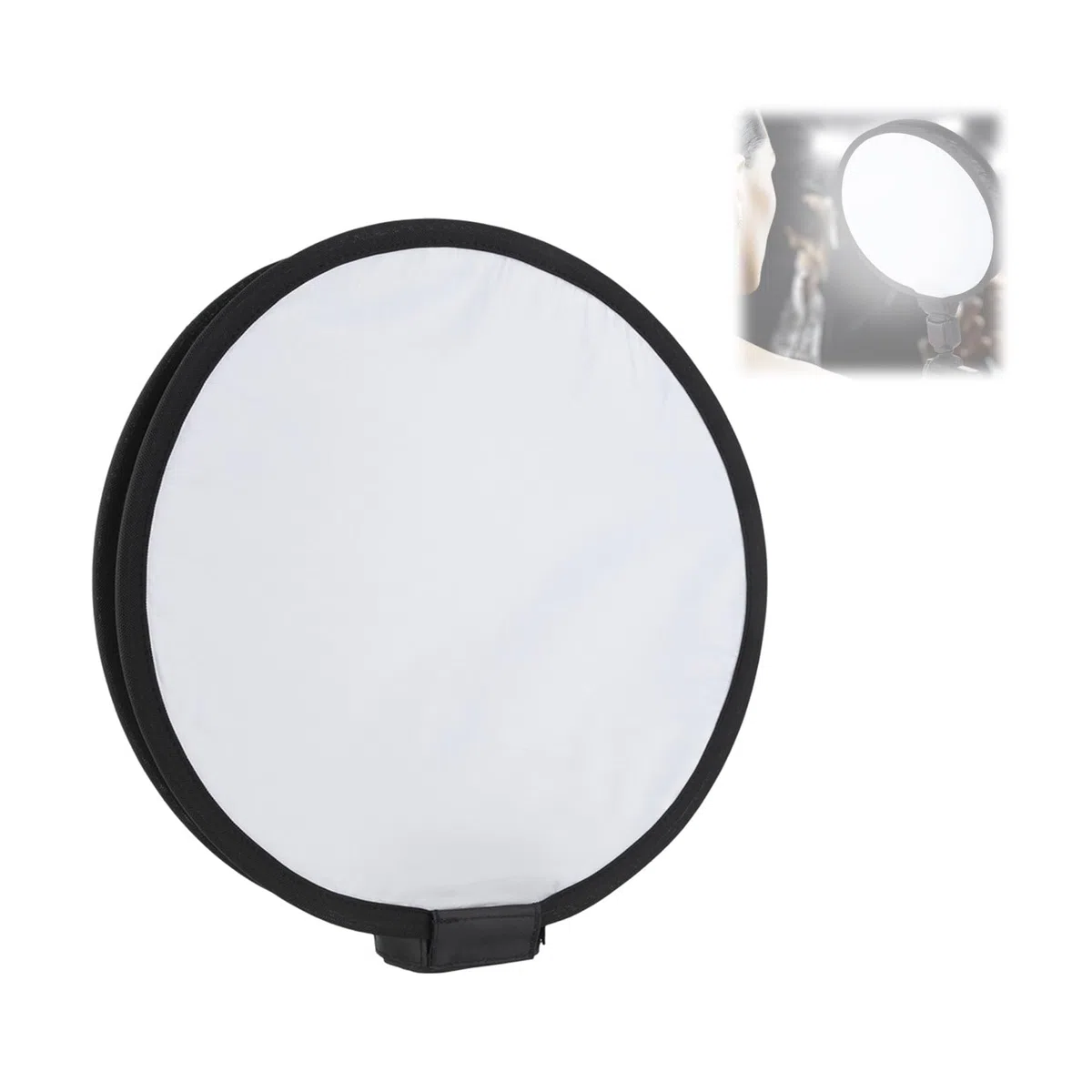 15,75 "/40 cm Round Softbox, Portable Studio Flash Diffuser Light Softbox con Bolsa de Transporte para Fotografía de Retrato y Producto