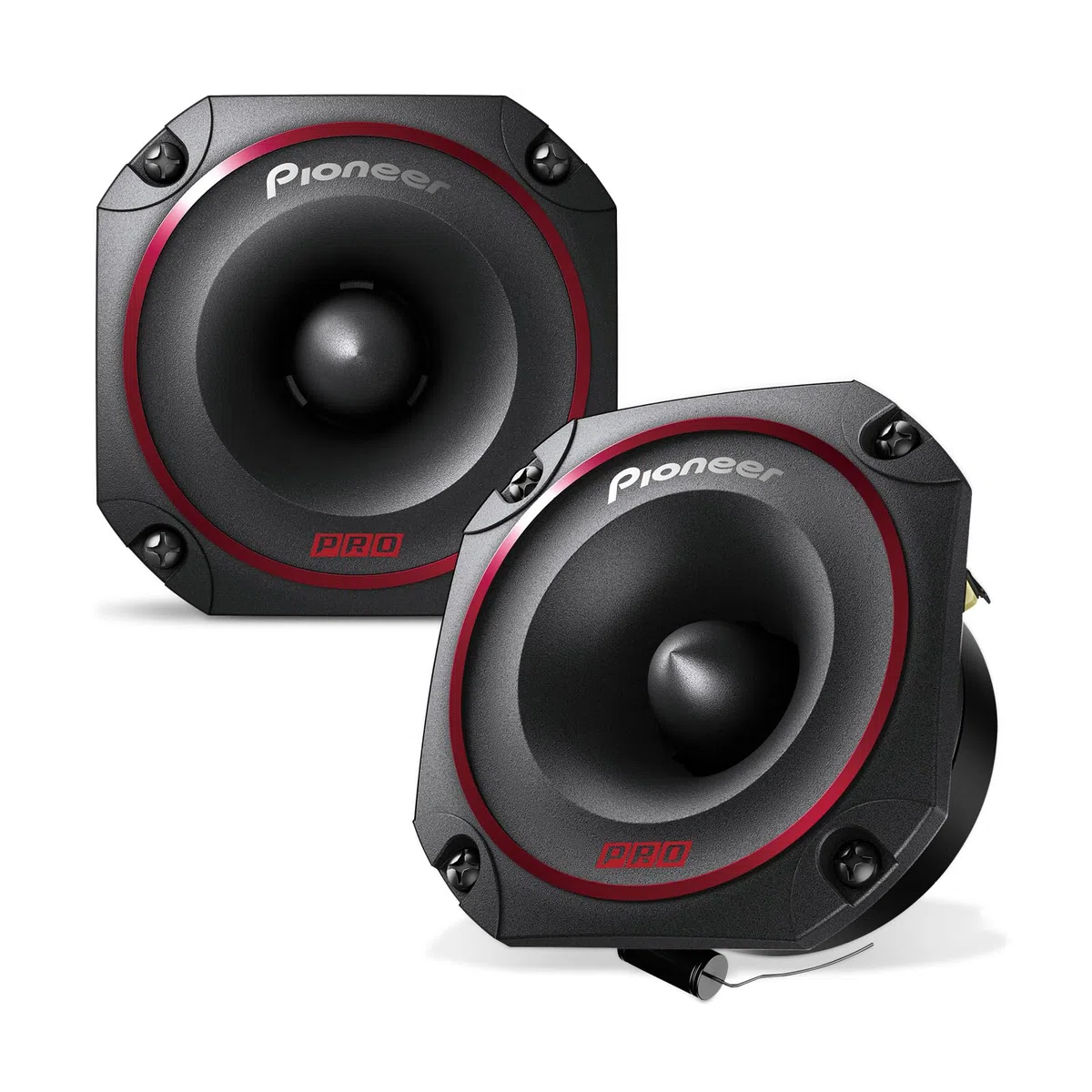 Pioneer TS-B351PRO P.R.O. Series 3-1/5.1 cm 300 W Potencia máxima, diafragma de Titanio, Tweeter de Bala de Alta eficiencia - Altavoz componente de la Serie Pro (par)