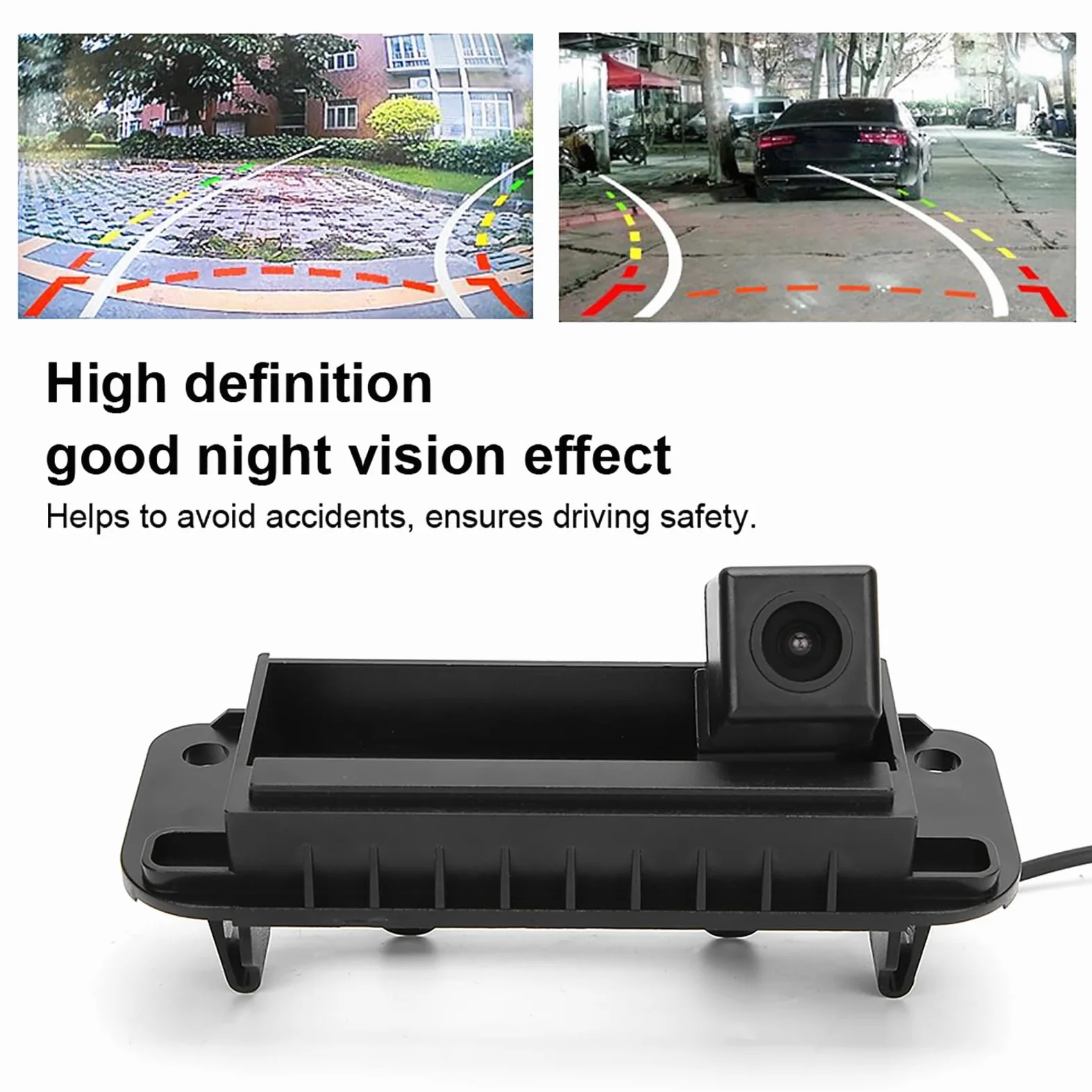 Cámara de Estacionamiento para Maletero, Cámara de Visión Trasera de Coche, Ajuste de Monitoreo Inverso para W204 W212 C200 Clase C Clase E