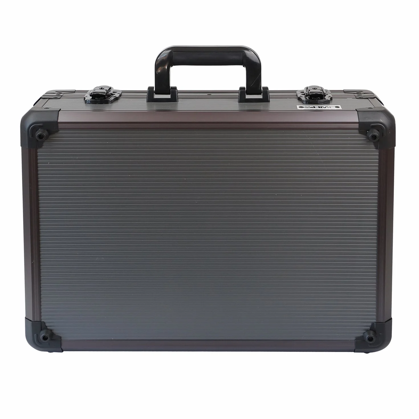 HMF 14502-02 Maletín para cámaras de fotos y accesorios, Maleta para Armas, Compartimientos Individuales, Aluminio, 46 x 15 x 33 cm