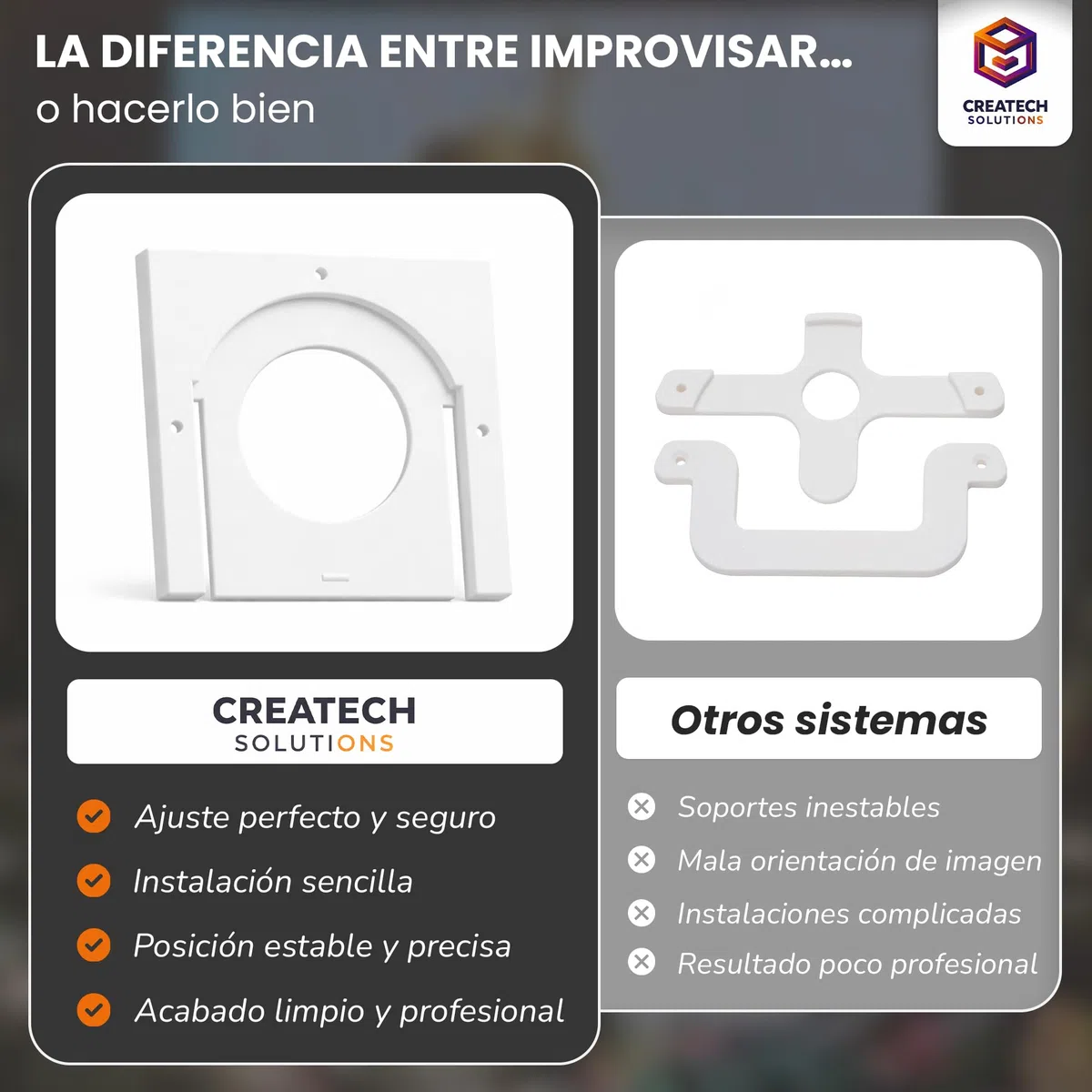 Soporte Para Proyector Compatible con Samsung Freestyle 1-2-3/ Soporte Pared y Techo Para Proyector/ Estante Para Modelo Freestyle 1-2-3 Pared o Techo 1 Unidad Freestyle Cuadrado (Blanco)
