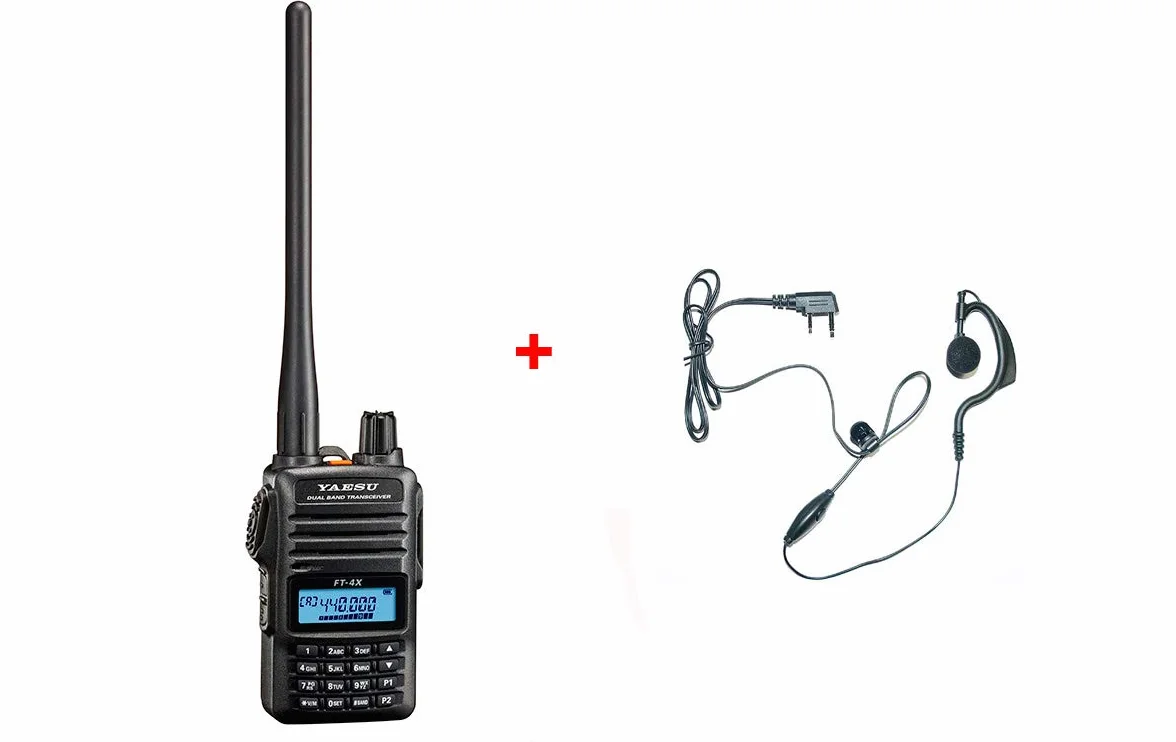 YAESU FT4XE Walkie Talkie Bibanda VHF/UHF 144 -440 Mhz PINGANILLO PIN19M