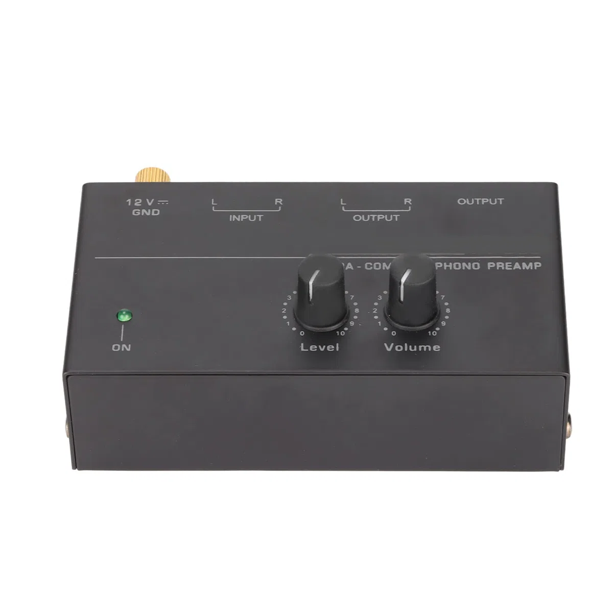 PP500 Phono Preamp Mini Preamplificador de Tocadiscos, Entrada Estéreo de bajo Ruido Salida, Fácil de Usar (Enchufe de la UE)