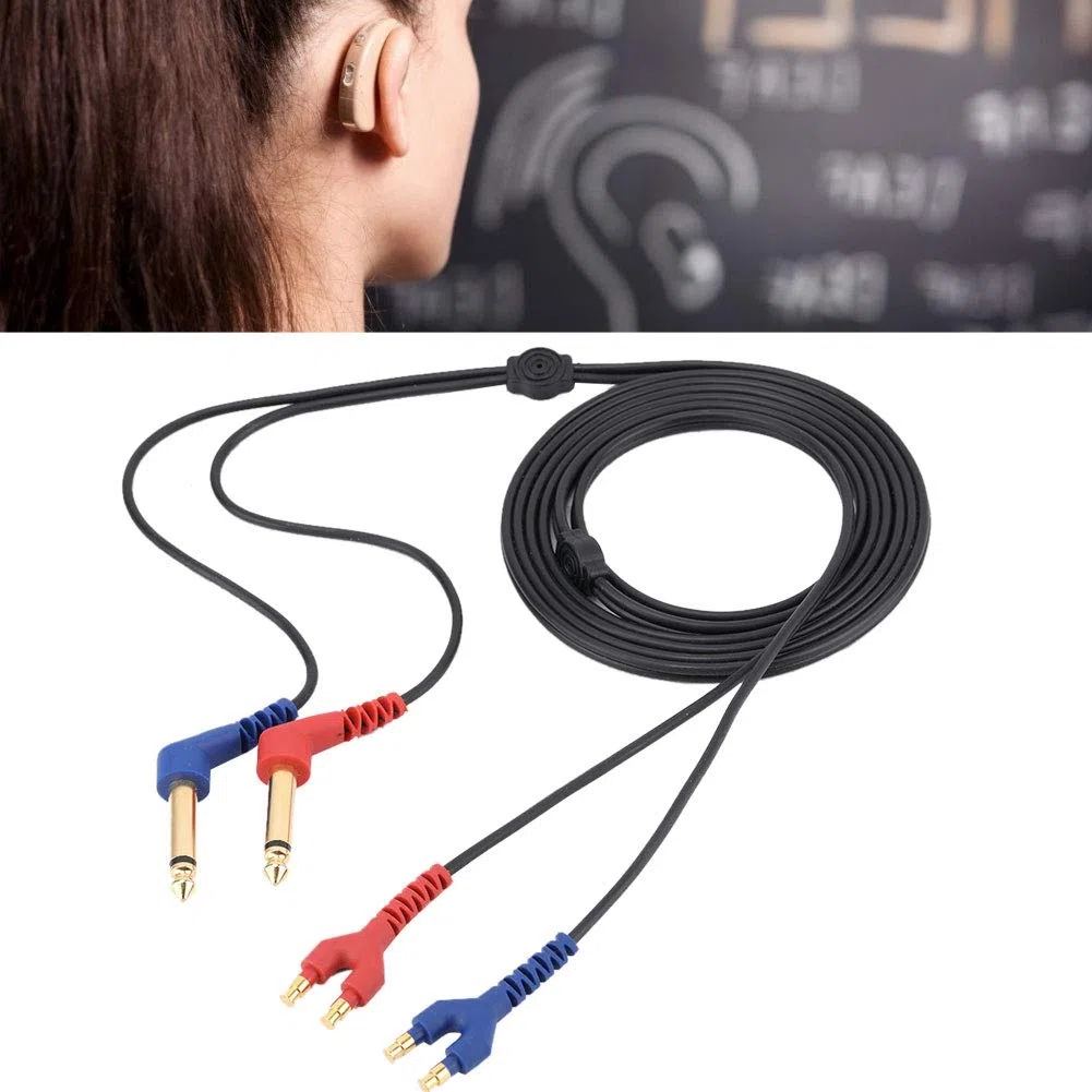 Cable De Auriculares Para Audiómetro, Cable De Auriculares Para Audiómetro Para Auriculares, Audiómetro De Conducción De Aire, Probador De Audición