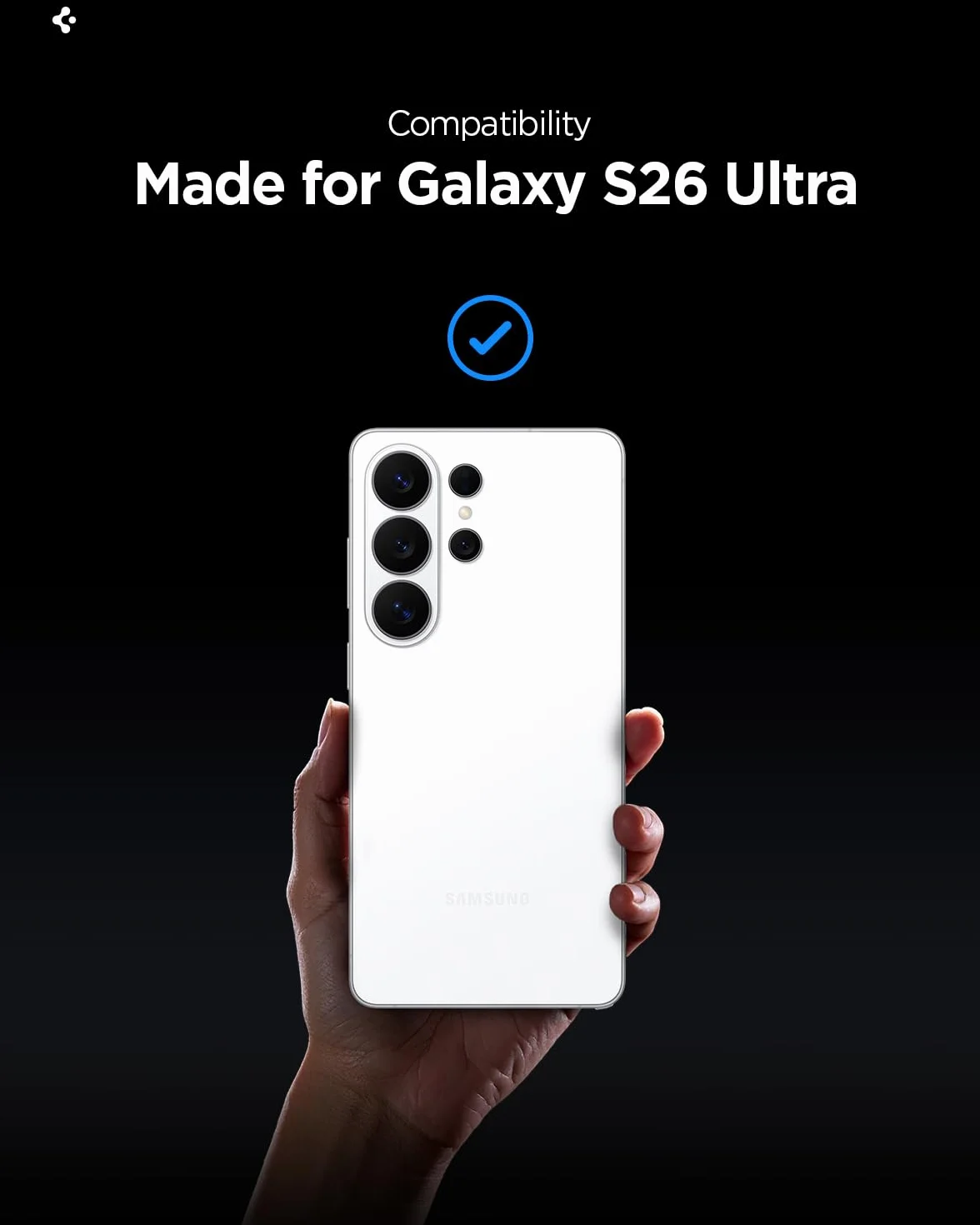 Spigen Glas.tR EZ Fit Pro Protector Pantalla para Samsung Galaxy S26 Ultra, 2 Unidades, Instalación Fácil, Alta Definicion, Dureza 10H+