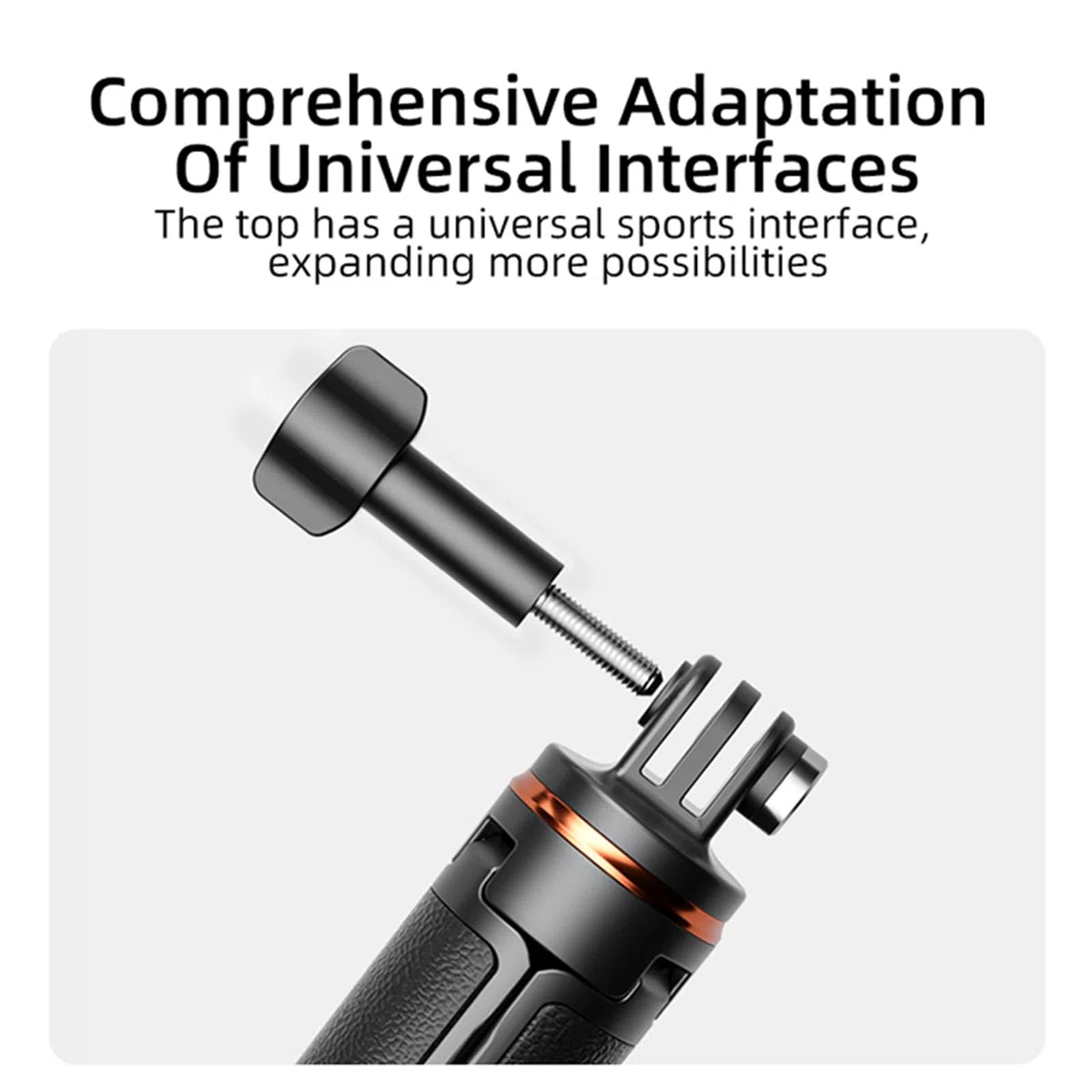 Palo Selfie Trípode Extensible para dji OSMO Pocket 3 / Action 4 Varilla de Extensión Ajustable de Longitud con Gimbal para Insta360 One X3 / X2 Soporte de Base de cámara de acción