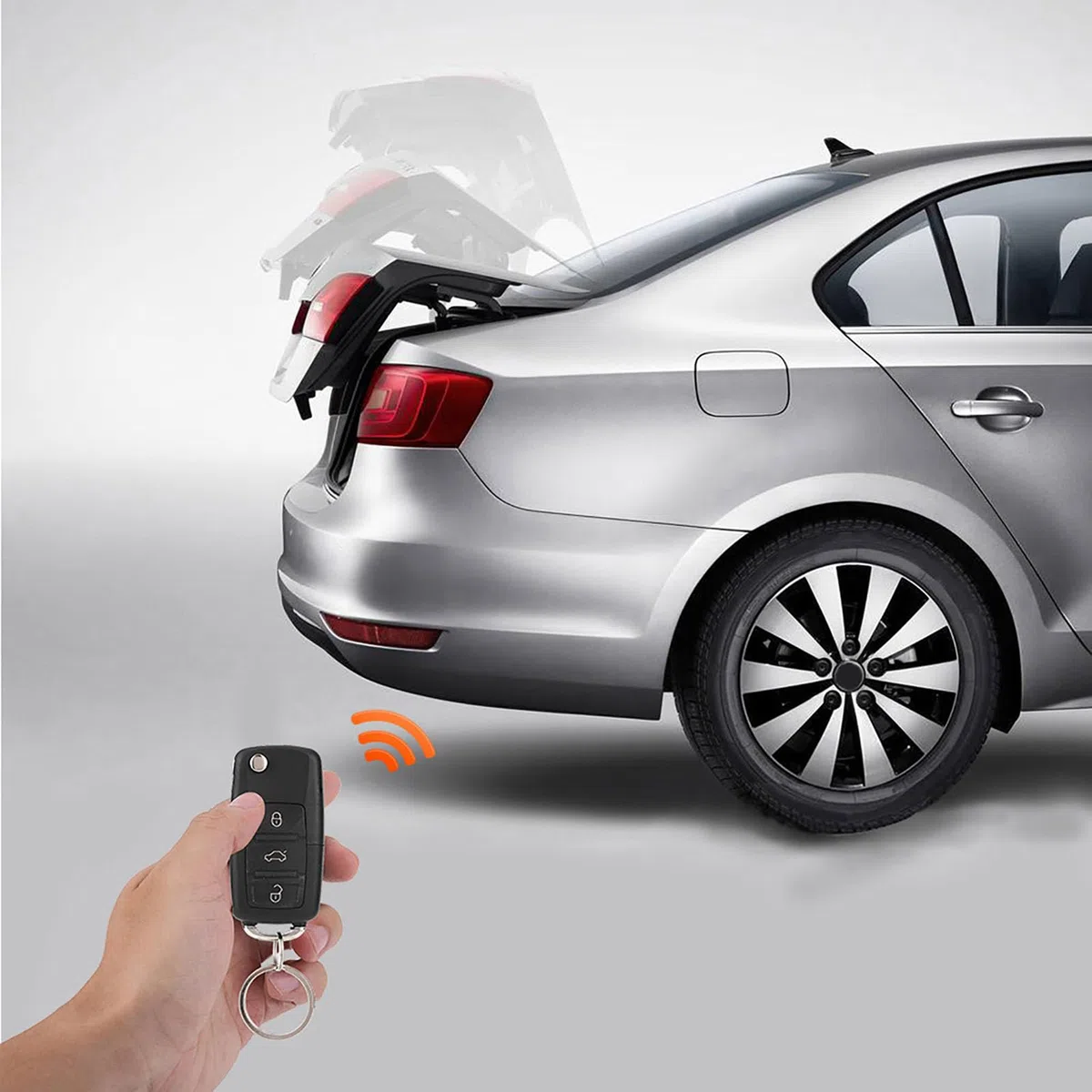 de Entrada Universal sin Llave para Coche con 2 mandos a Distancia, Kit Central Remoto para vehículo de Bloqueo automático de Puerta