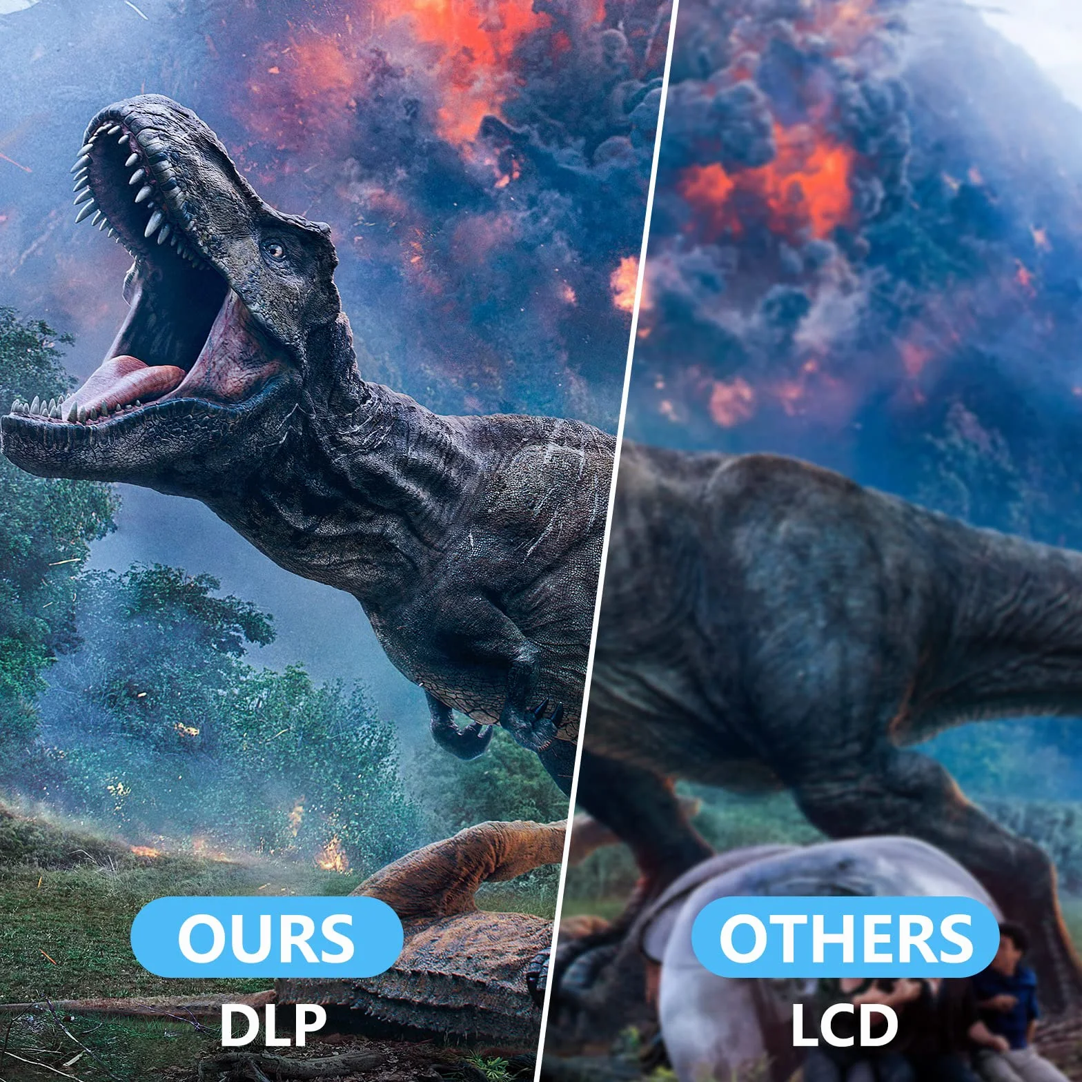 Gafas 3D, Gafas 3D DLP, Gafas 3D con Obturador Activo Recargables para Todos Los Proyectores 3DDLP-Link, Compatible con Benq, Optoma, DELL, Acer, Viewsonic Dlp Projector
