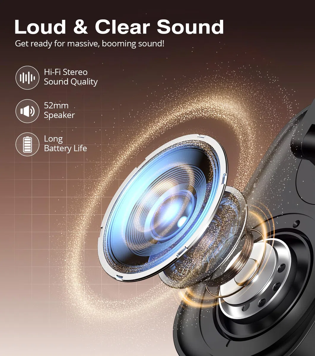 Jorest Altavoz Bluetooth con Soporte Movil, Altavoces Inalámbricos Inducción con Suporte Telemovel, Compatible con iPhone iPad Tablet,Regalo Hombre Cumpleaños,Regalos Mujer/Profesora/Niña/Niño