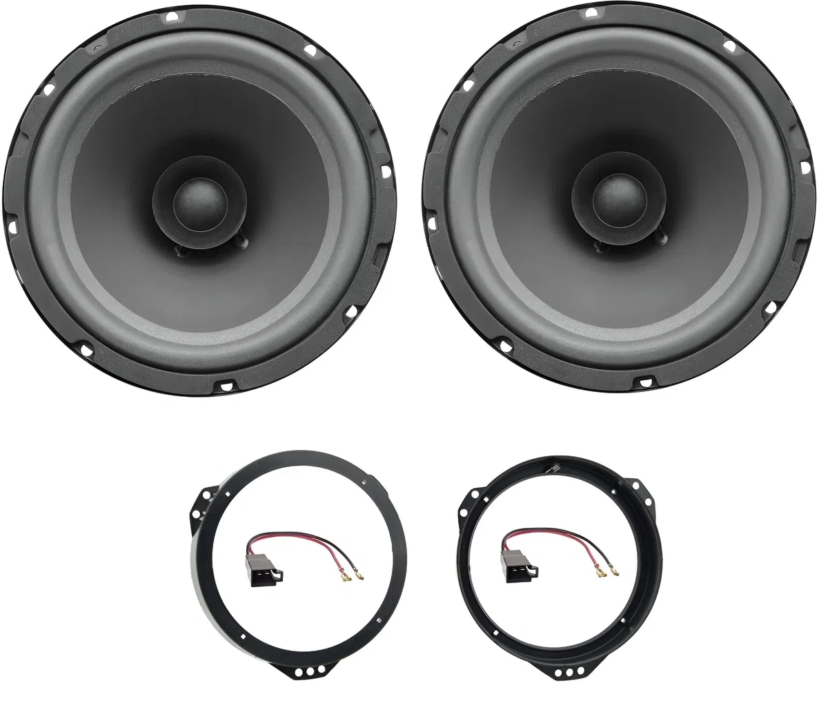 Sound-way Altavoces Autoradio 16,5 cm, 120 watt compatible con Fiat, Opel, Citroen Jumper, Peugeot Boxer, Renault Trafic
