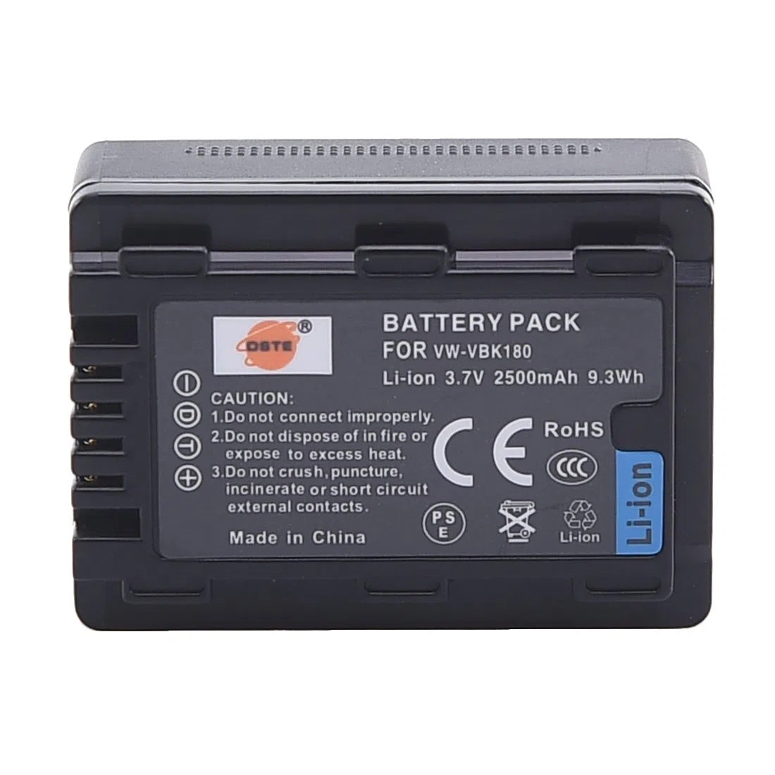 DSTE VW-VBG260 Batería y Cargador Compatible para Panasonic AG-AF100 AG-HMC80 AG-HMC150 HDC-HS250 HDC-HS300 HDC-HS700 HDC-SD600 HDC-SD700 HDC-SDT750 HDC-TM300