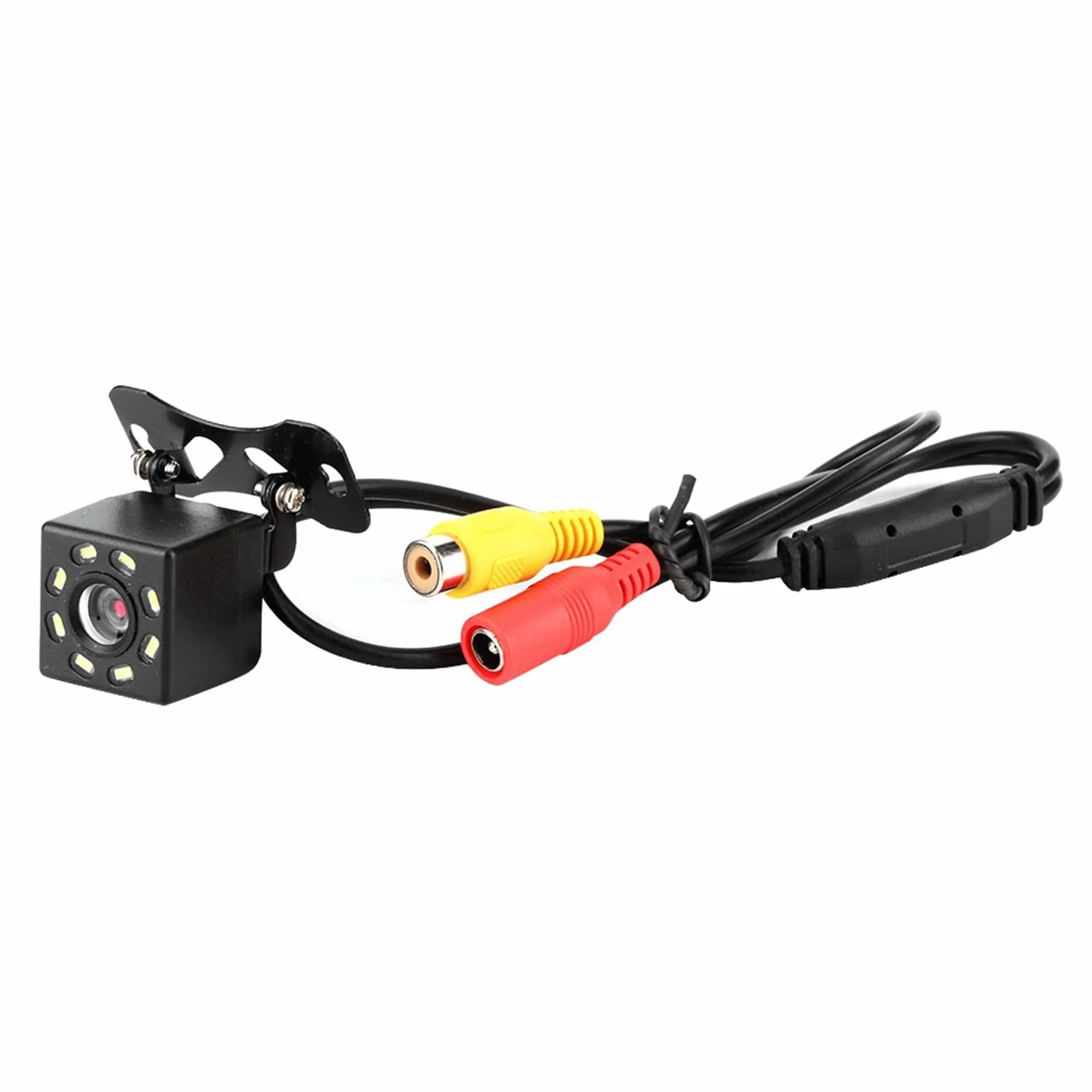 Monitor de Espejo retrovisor HD para automóvil, 4.3in Monitor de Espejo retrovisor HD para automóvil 8LED Cámara de Marcha atrás de visión Nocturna a Prueba de Agua Monitor de automóvil