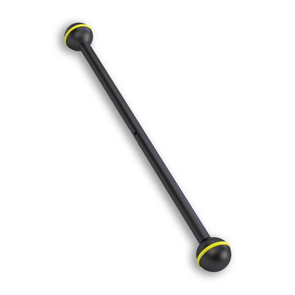 BlissfulAbode Poste de luz para fotografía de buceo con doble cabeza esférica de aleación de aluminio para cámara subacuática y montaje de linterna, 3.5-12 pulgadas