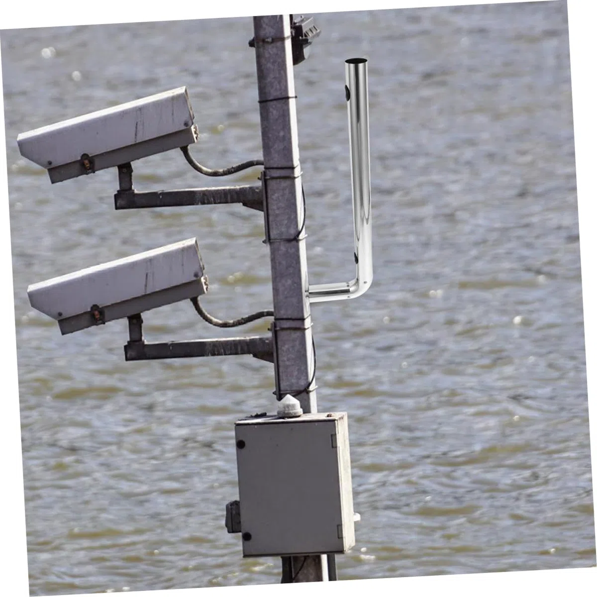 Vaguelly Soporte De Infrarrojo De Acero Inoxidable Soporte Para Puente Inalámbrico Montaje Para Exteriores Para Instalación De Antena De Seguridad