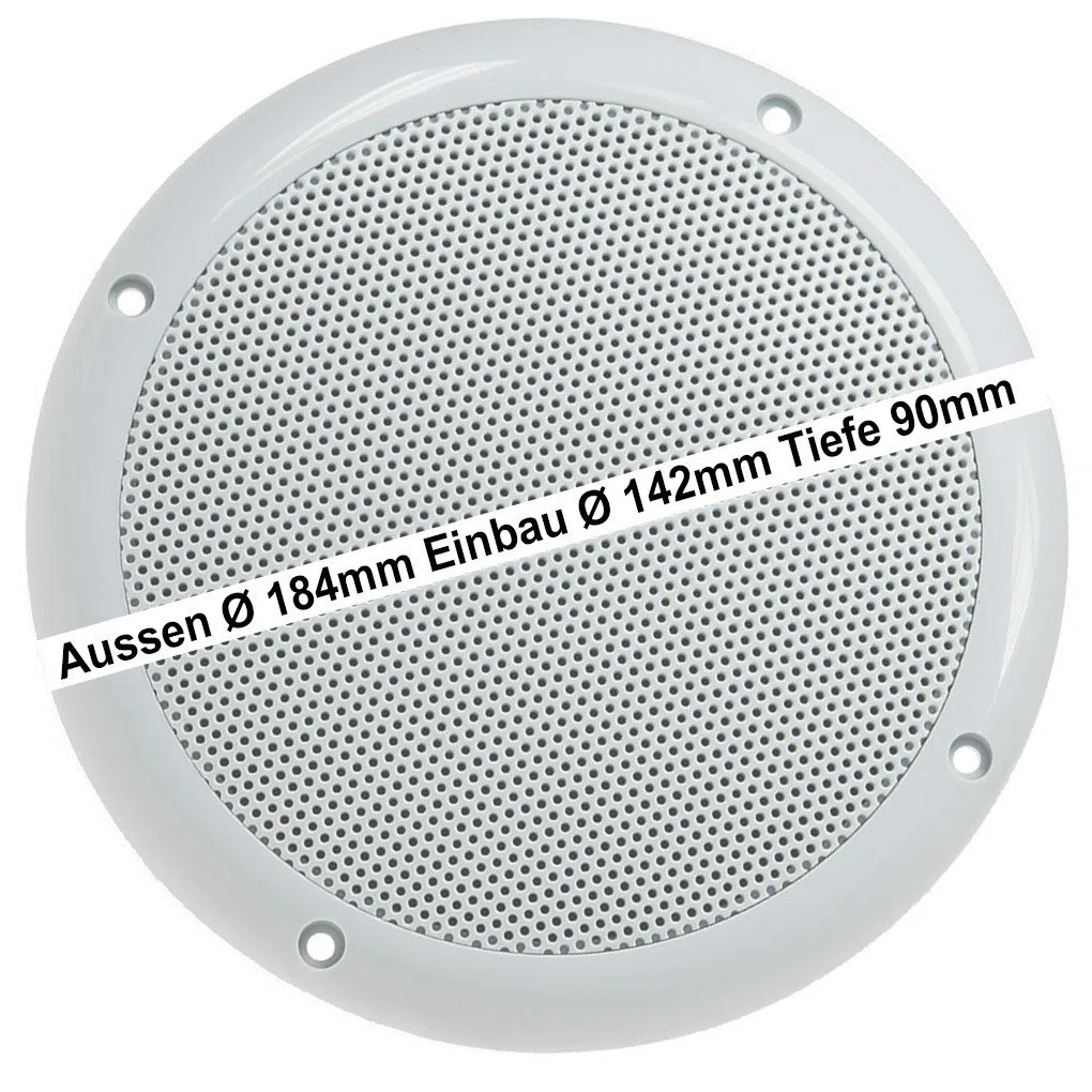 CHILITEC Altavoces y Micrófonos Marca Modelo wasserfeste Außen-Lautsprecher CT-65