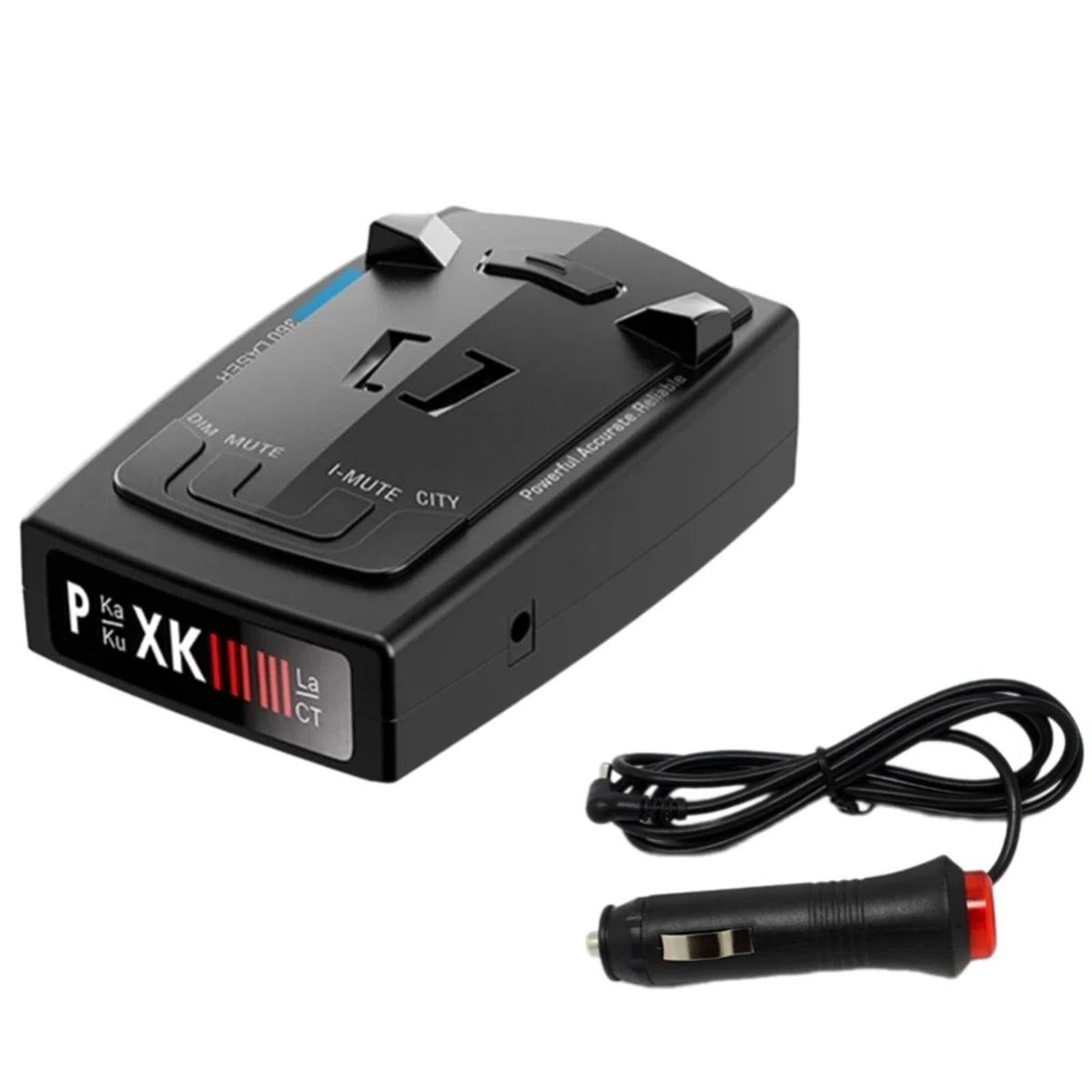 Dispositivo de prueba de velocidad automotriz con cable de alimentación de medidor, diseños versátiles y fáciles de usar, seguimiento de velocidad para coche