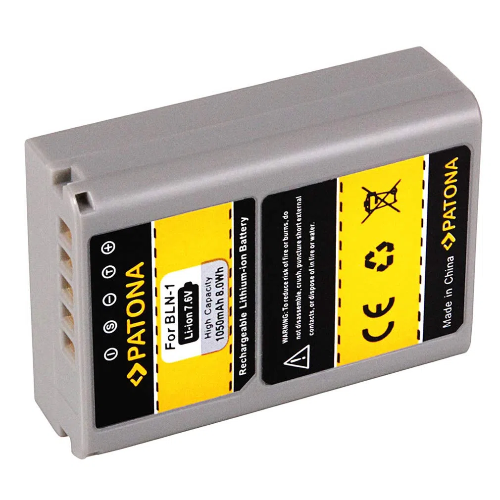 PATONA 2X PS-BLN-1 Batería de Repuesto 1050mAh Compatible con Olympus OMD OM-D E-M1 EM1 E-M5 EM5 E-M5 Mark II Pen E-P5 EP5 Pen F Stylus XZ-2 XZ2 PSBLN1 BLN 1 BLN1 BL-N1