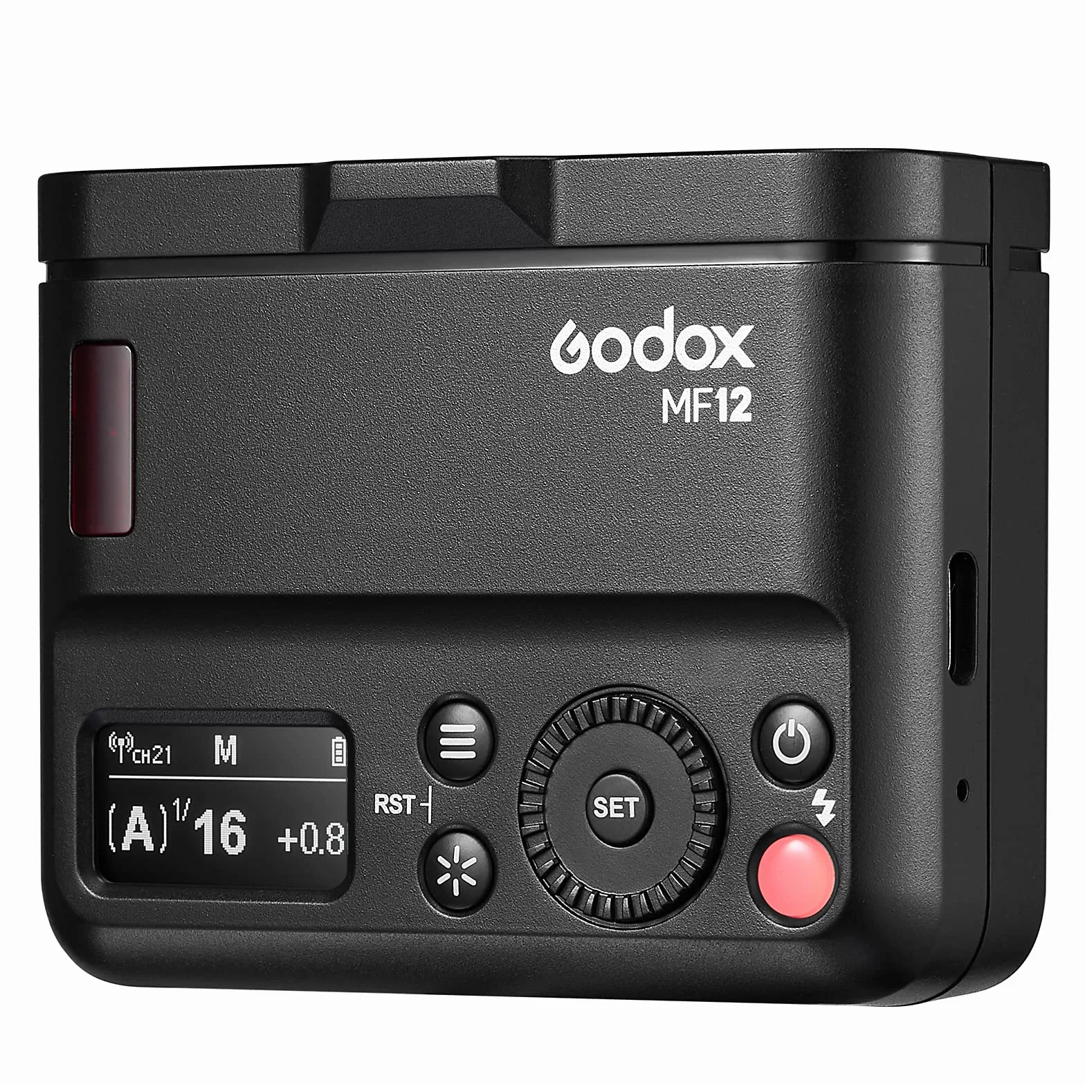 Godox MF12 MF12-K2 Flash Macro de 12 W, Control inalámbrico de 2.4G, Modo TTL/M, batería de Litio incorporada de 3.7V / 6.29W como Flash Compatible con Nikon, Sony, Canon, Fuji, Olympus y Panasonic