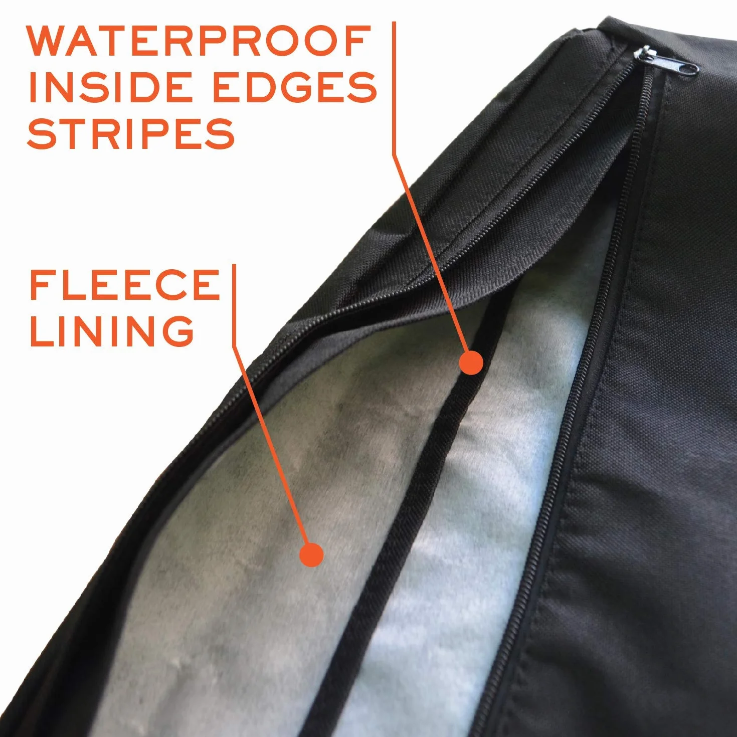 Funda de TV para exteriores de 80 a 85 pulgadas, con cremallera, resistente a la intemperie, impermeable, protección de 360 grados, interior suave y antiarañazos, color negro