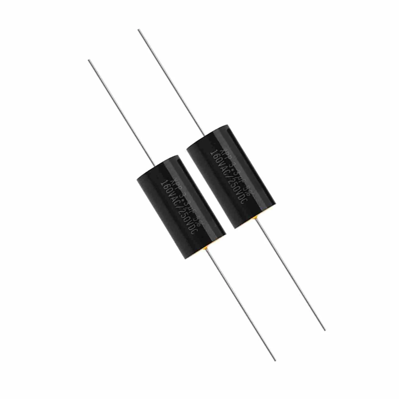 Topiky 2PCS Capacitor Frecuencia Divisor Capacitancia Hi-Fi Audio Altavoz Crossover Filtro de Sonido Distribuidor de frecuencia(3.3uF)